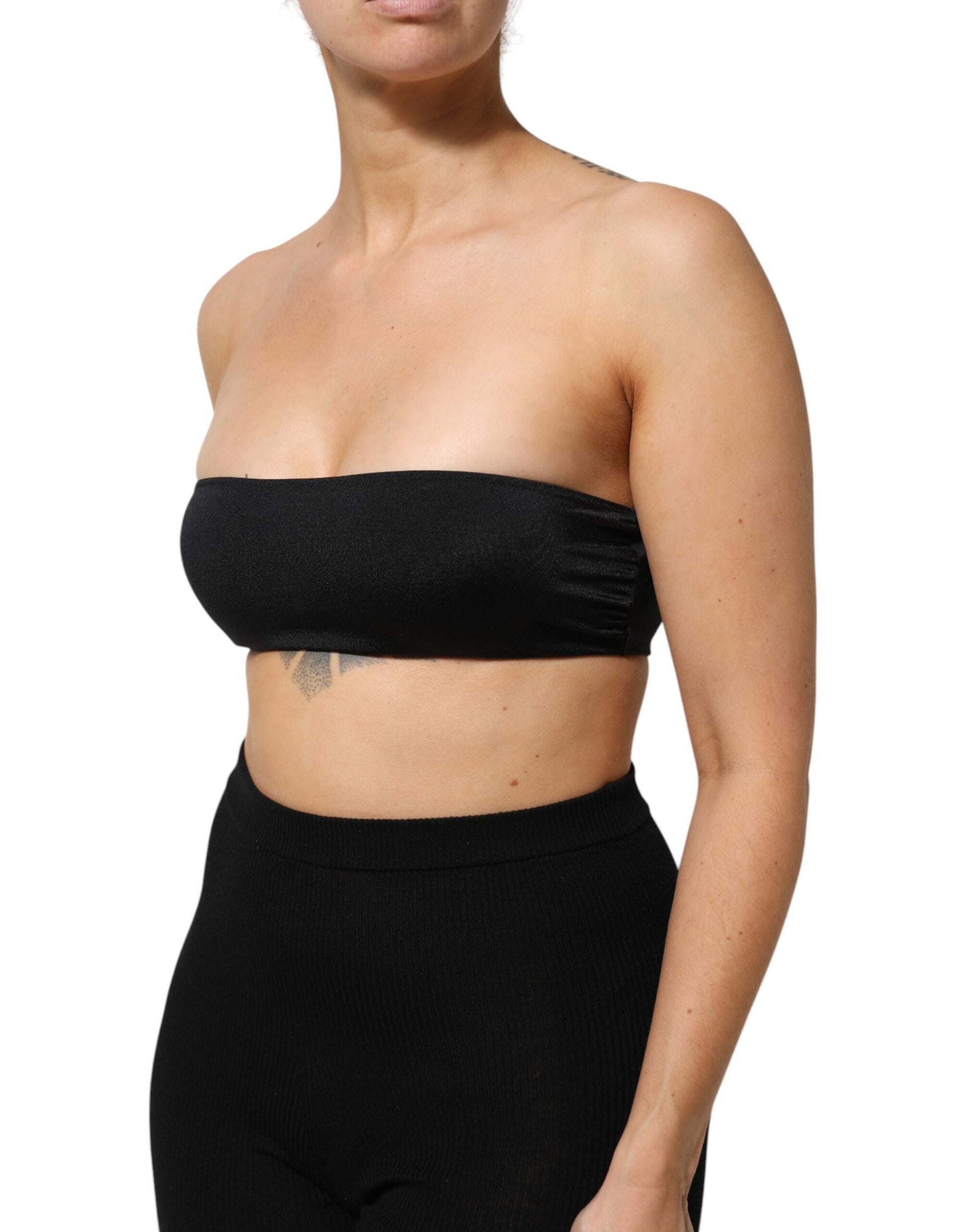 Dolce & Gabbana Black Tank Tops T for Women detail view