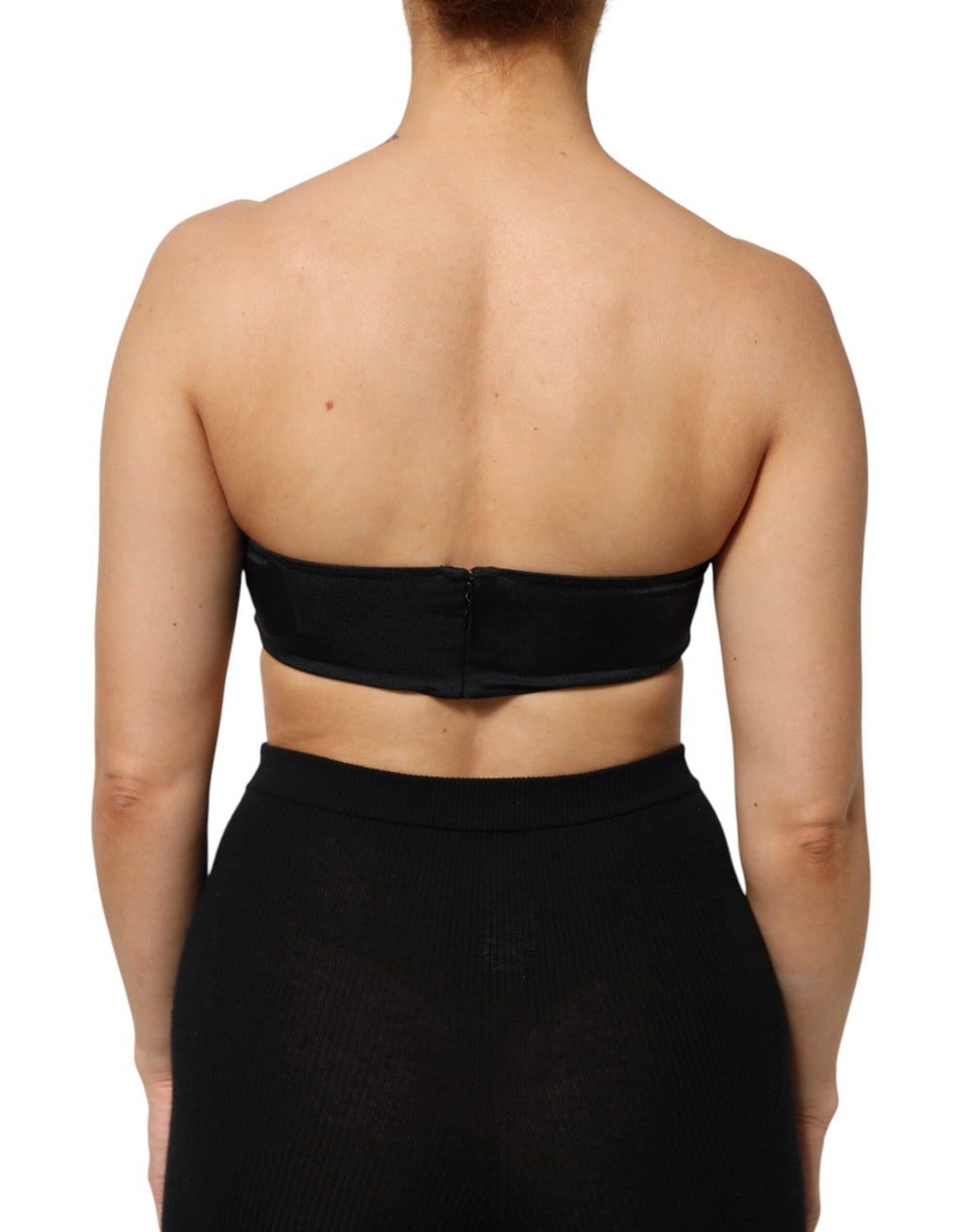 Dolce & Gabbana Black Tank Tops T for Women side view