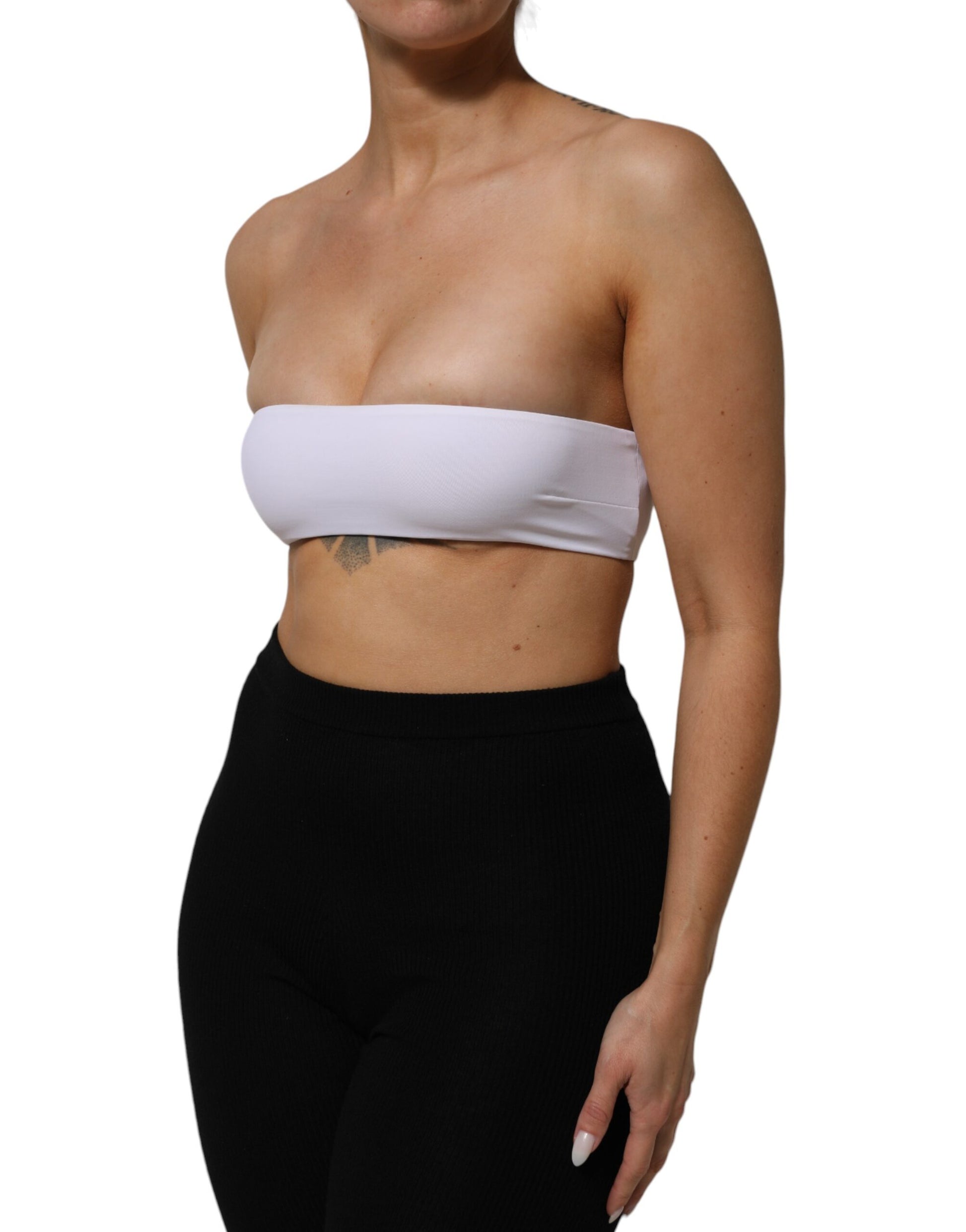 Dolce & Gabbana White Tank Tops T for Women detail view