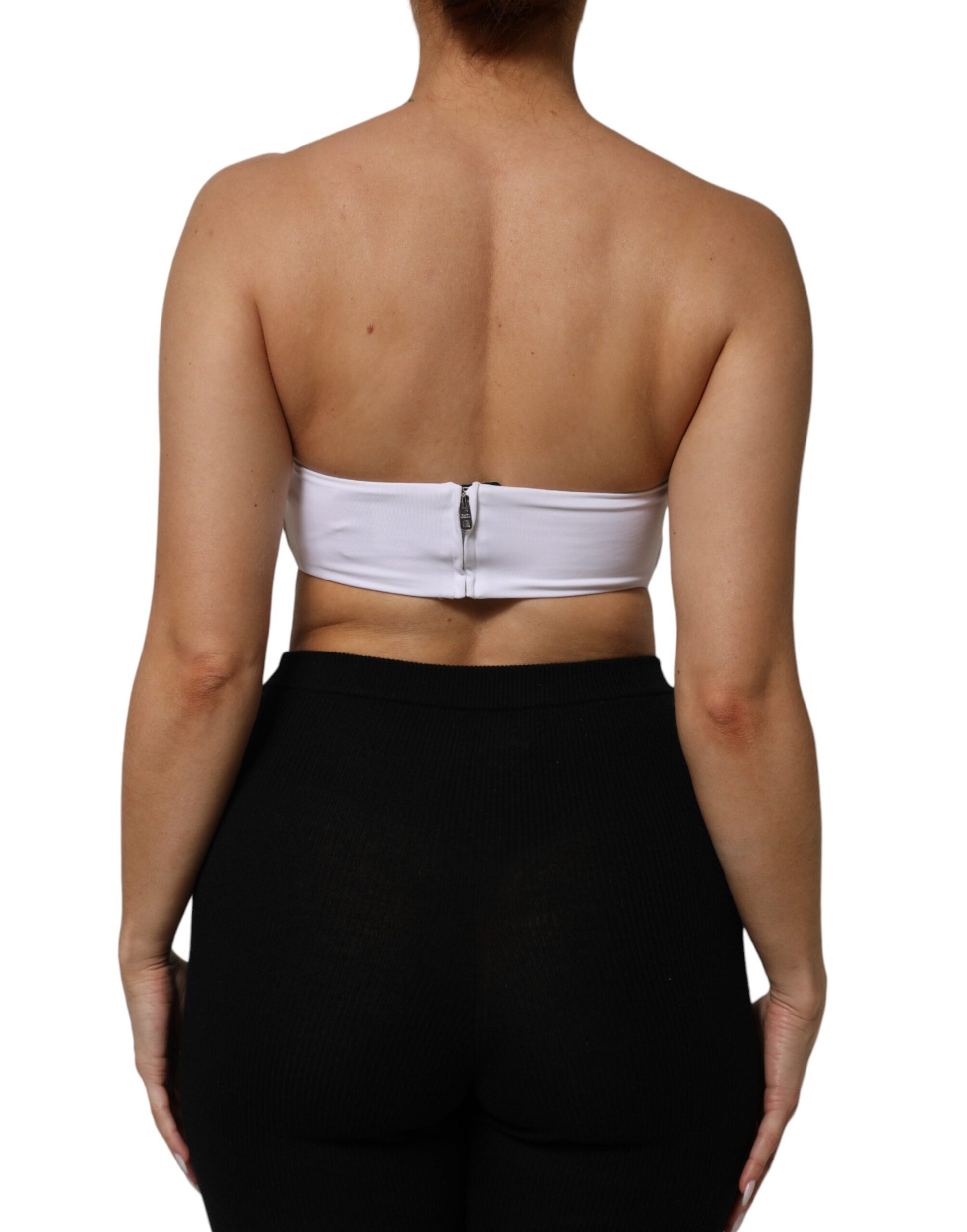 Dolce & Gabbana White Tank Tops T for Women side view
