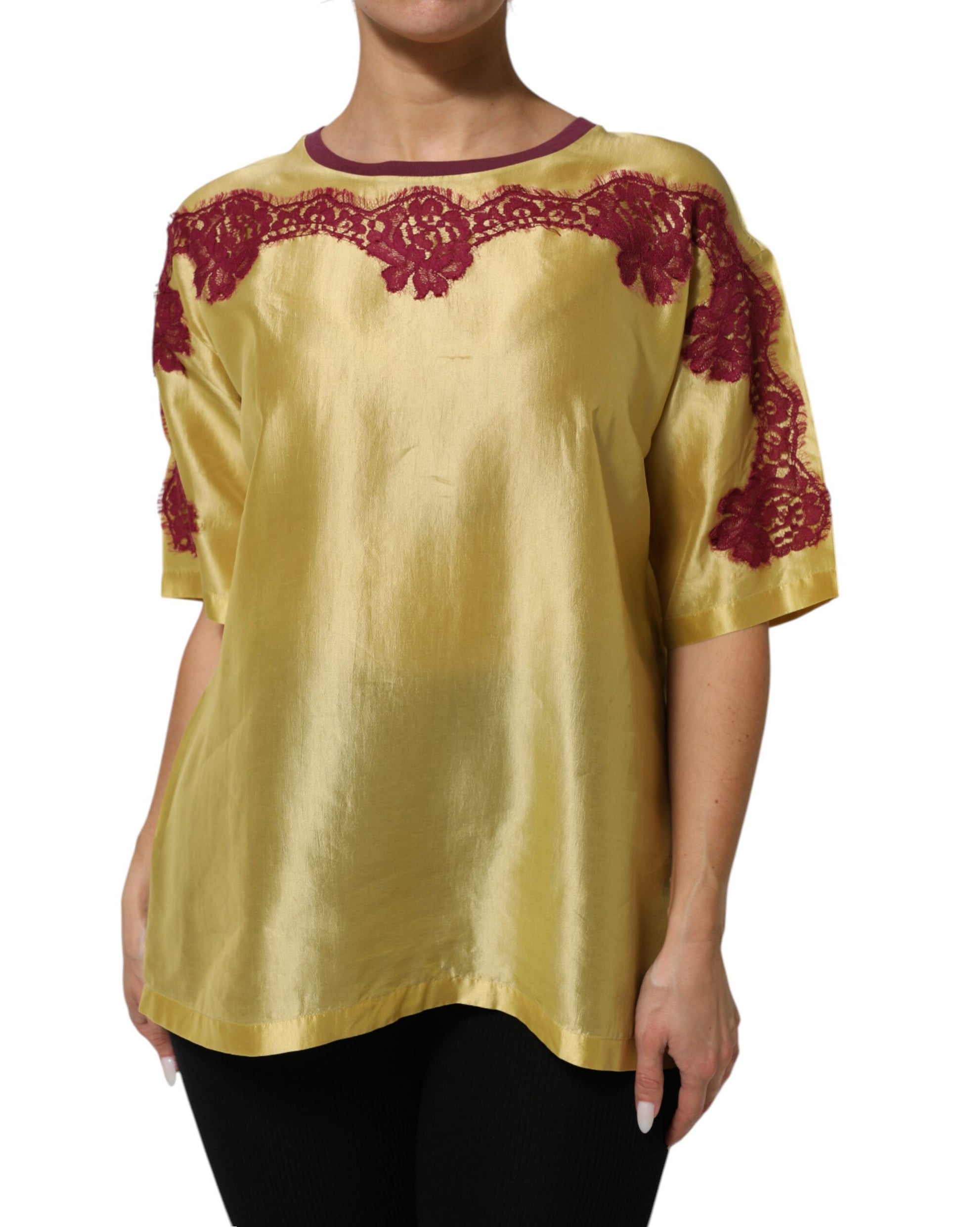 Dolce & Gabbana Yellow Blouse for Women alternate view