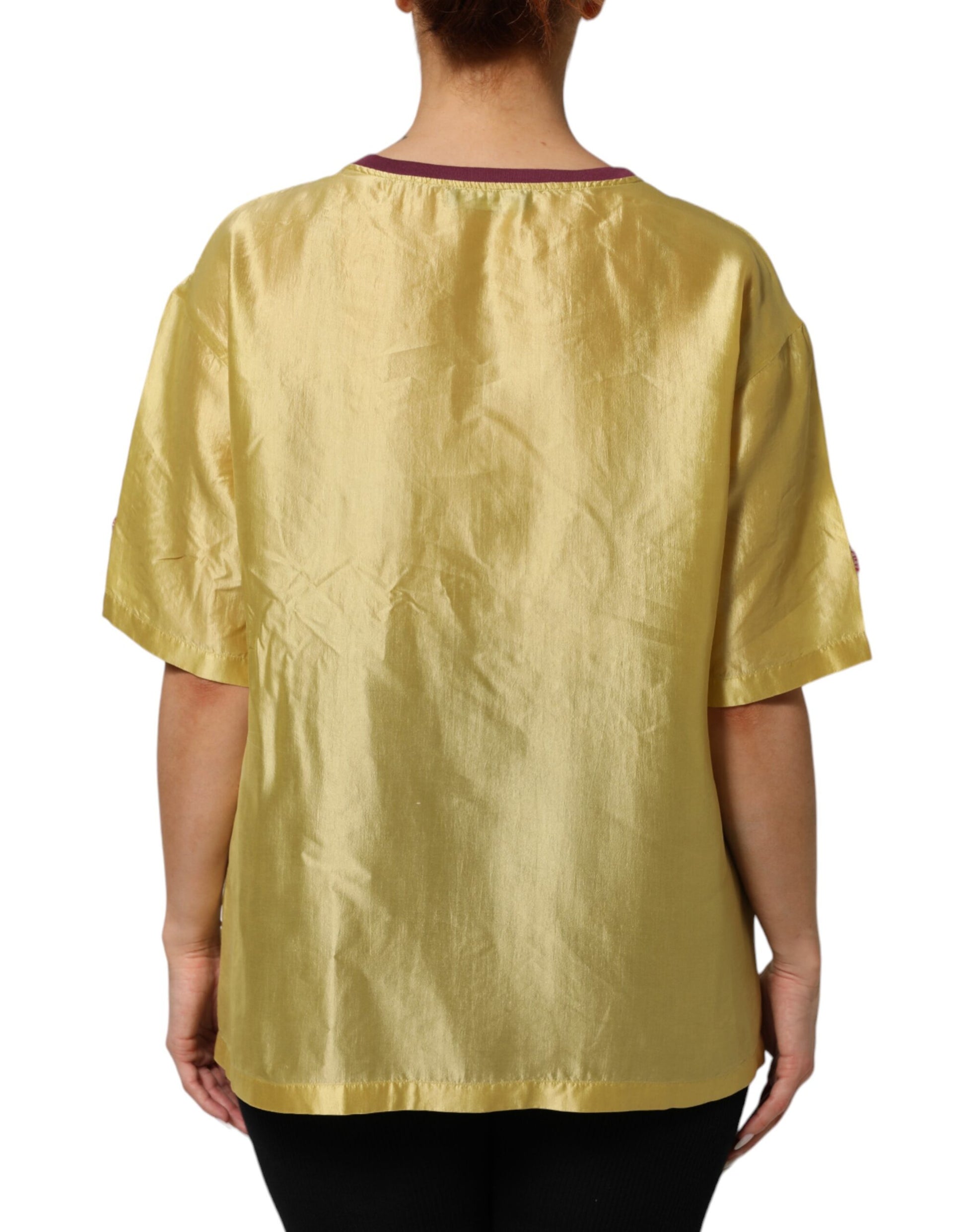 Dolce & Gabbana Yellow Blouse for Women side view