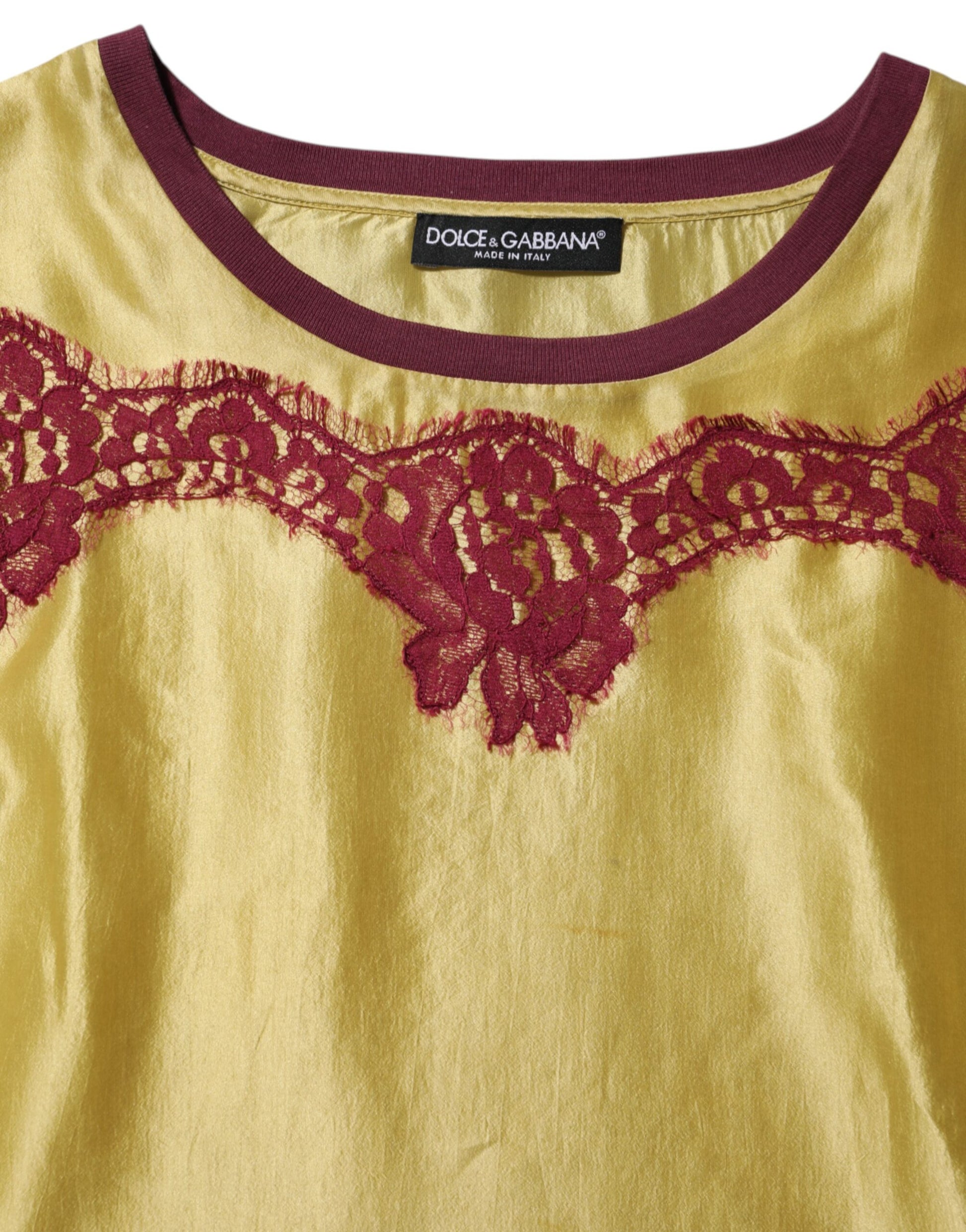 Dolce & Gabbana Yellow Blouse for Women additional view