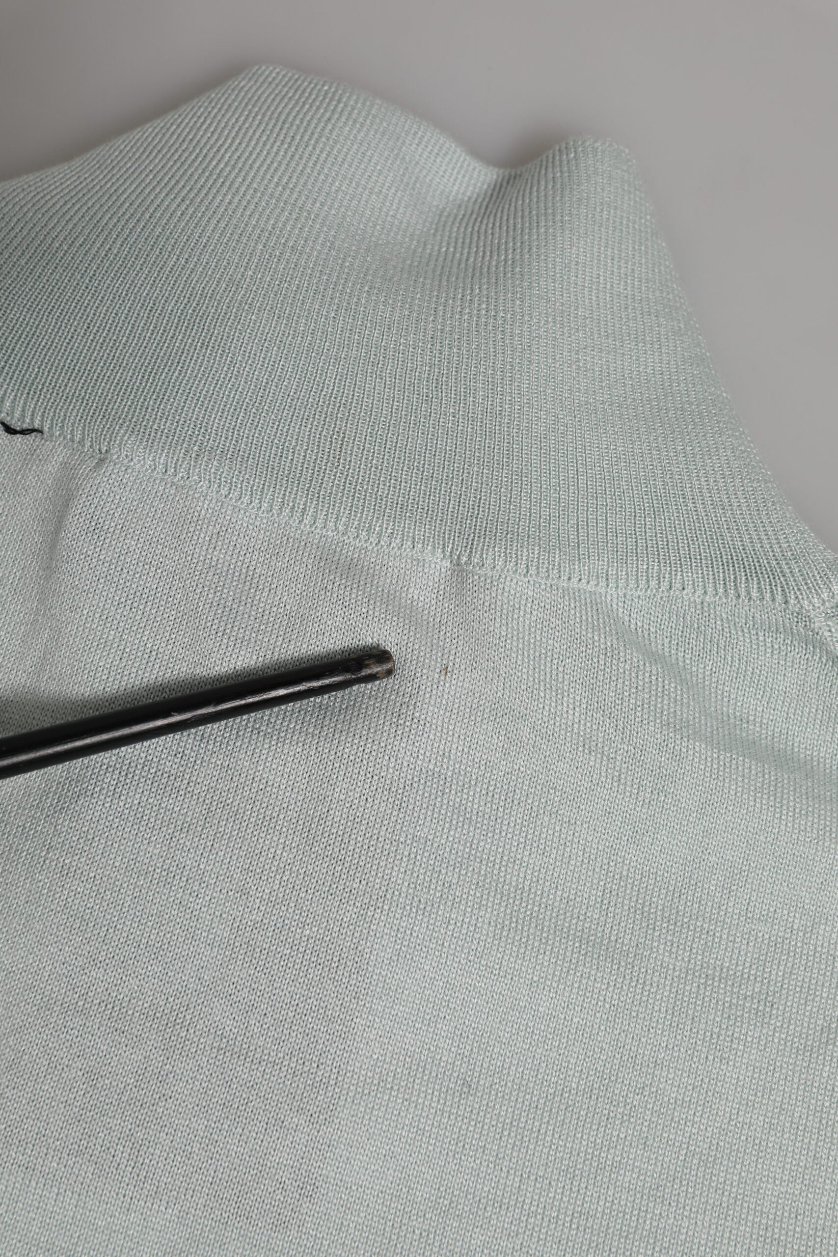 Dolce & Gabbana Gray Turtle Neck 3/4 Sleeves Pullover Top