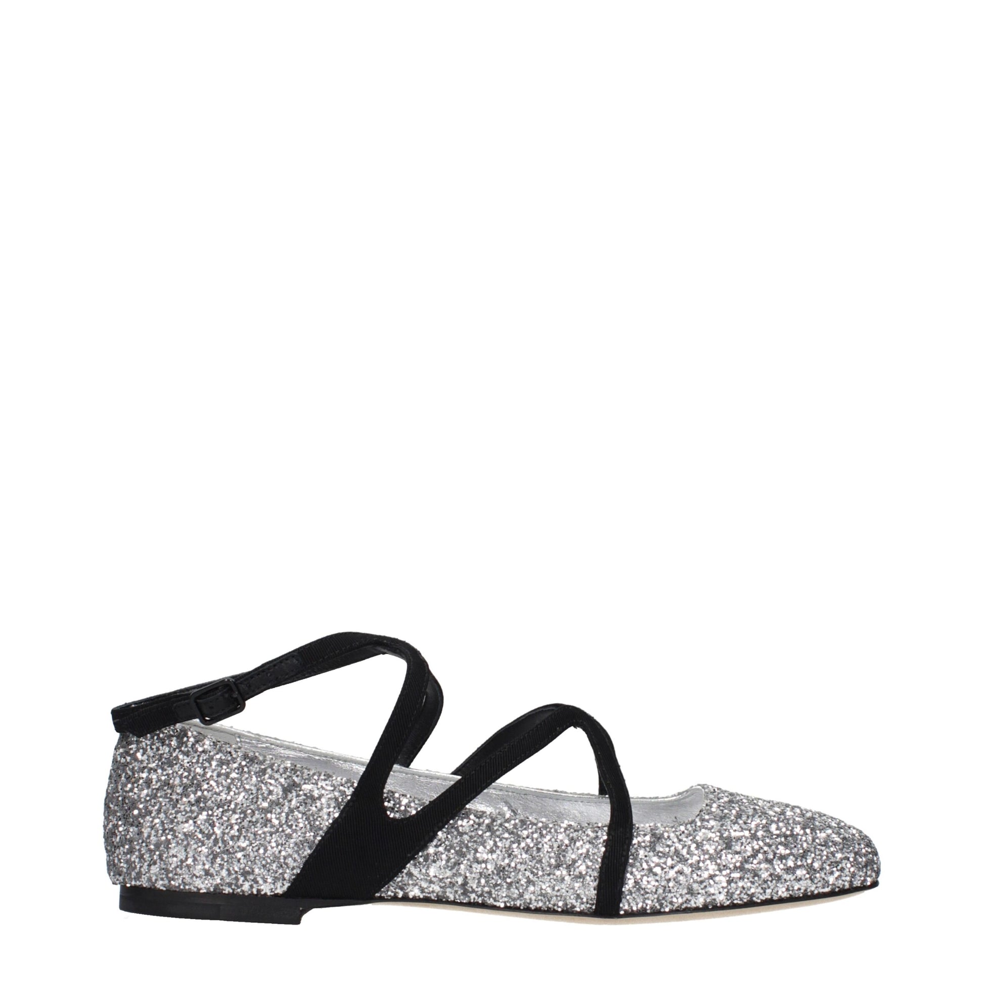 Ballerines Jimmy Choo grises en plastique