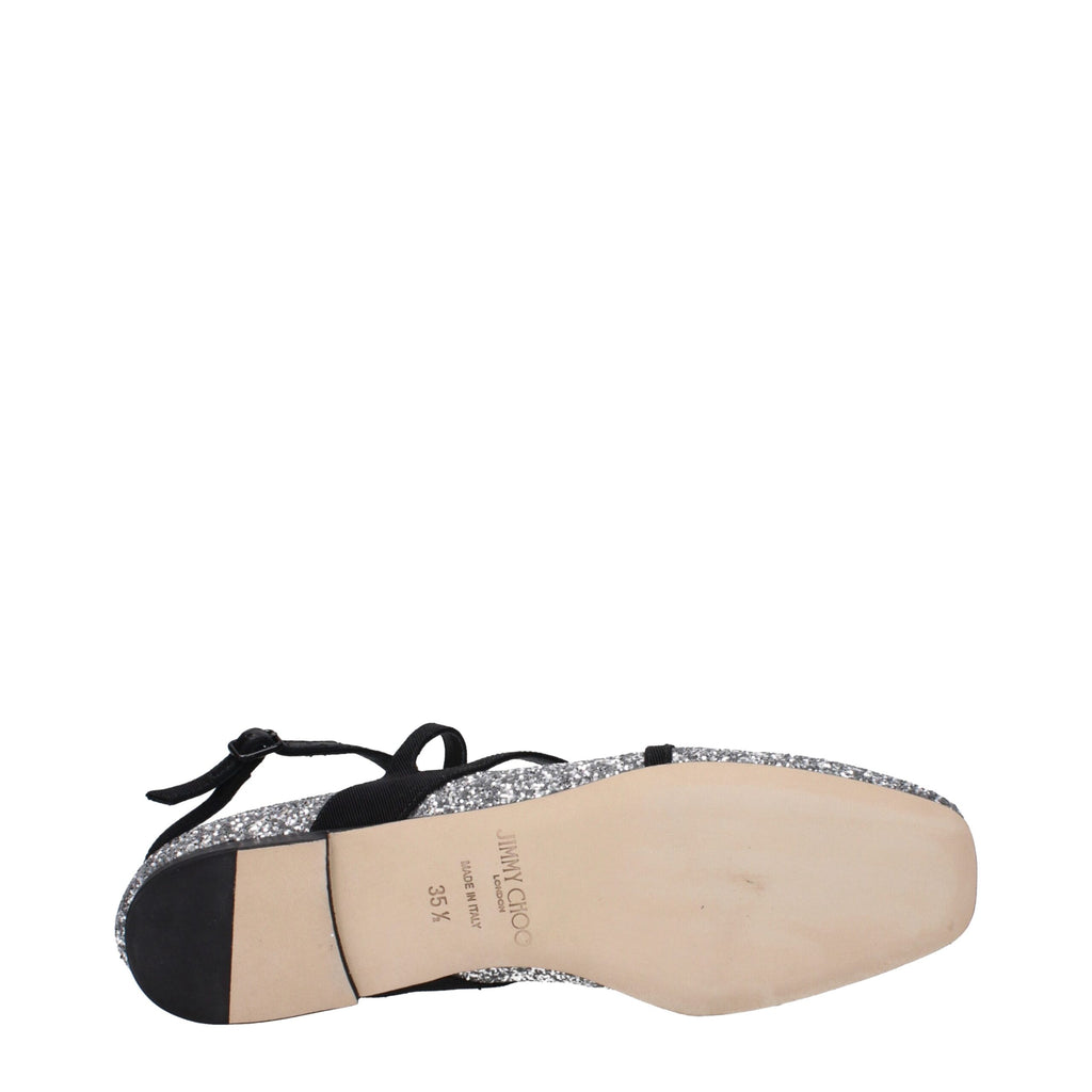 Ballerines Jimmy Choo grises en plastique