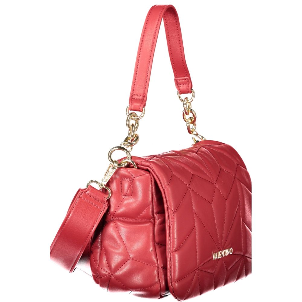 Mario Valentino Red Polyethylene Handbag