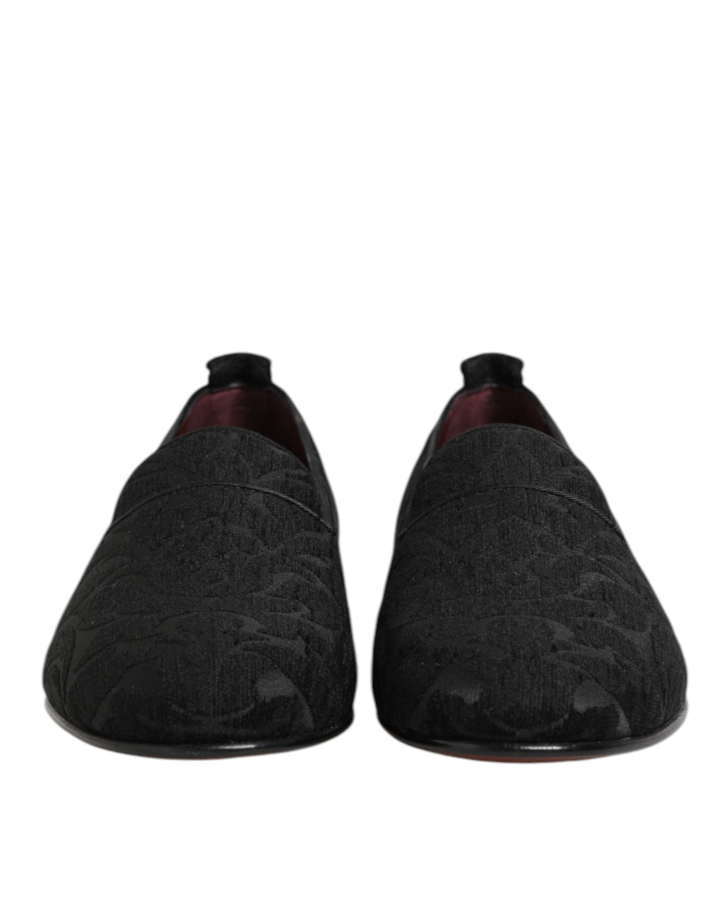 Dolce & Gabbana Black Slip On Loafers for Men detail view