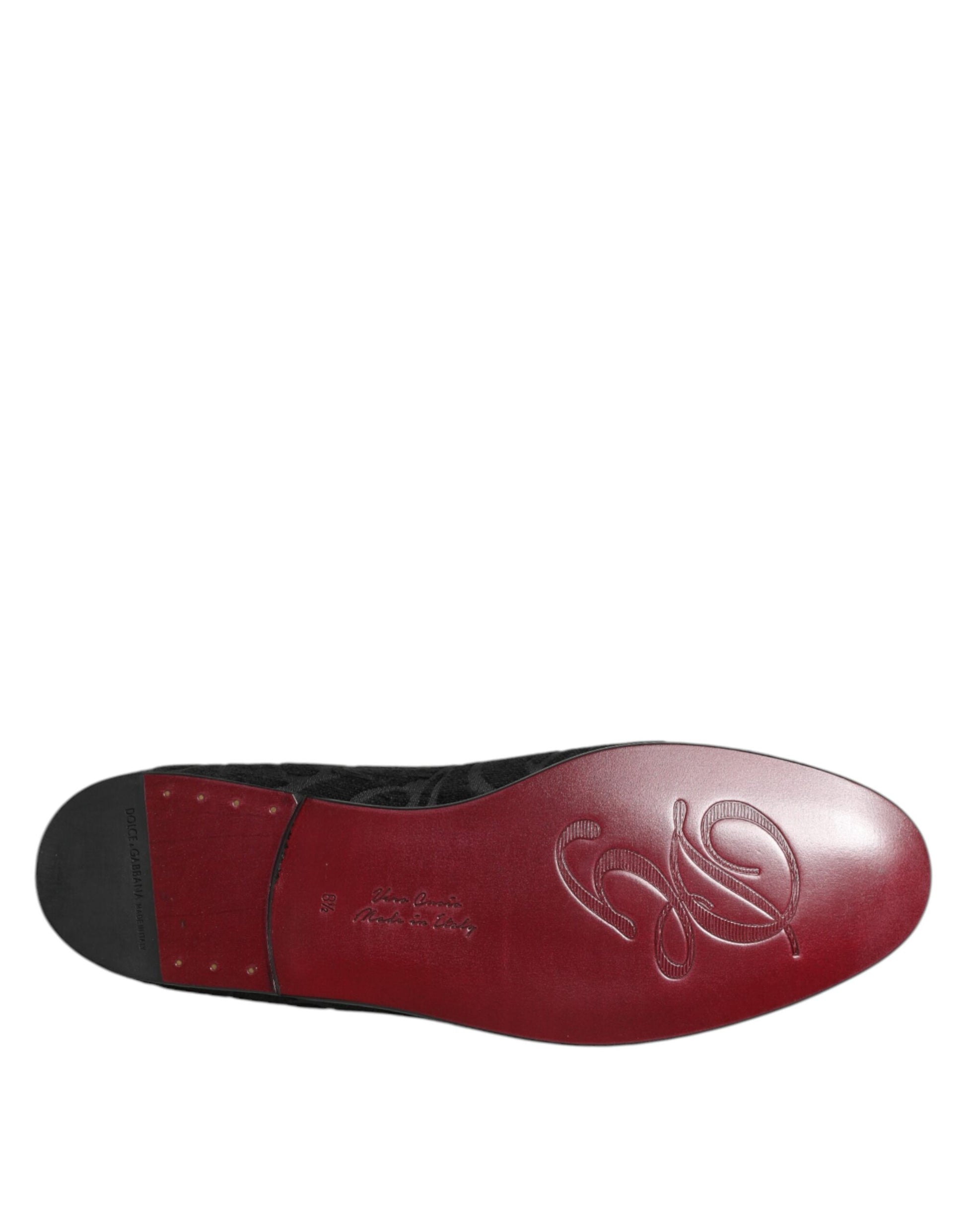 Dolce & Gabbana Black Slip On Loafers for Men additional view
