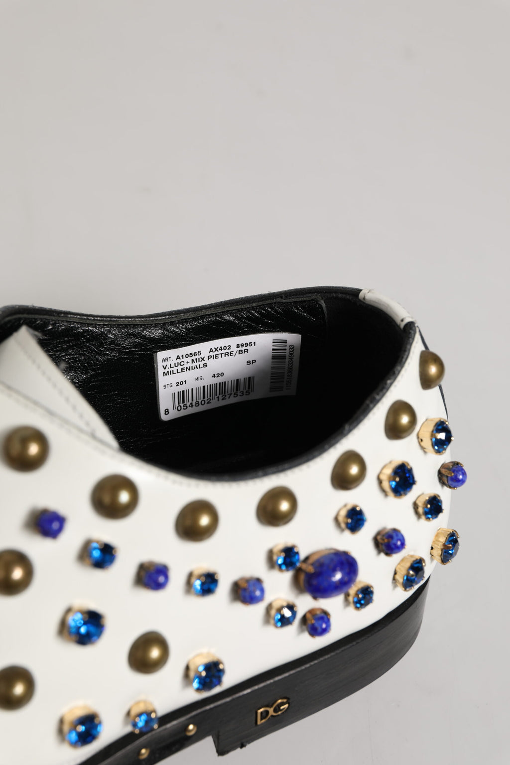Dolce & Gabbana White Oxfords And Derbies for Men detail view