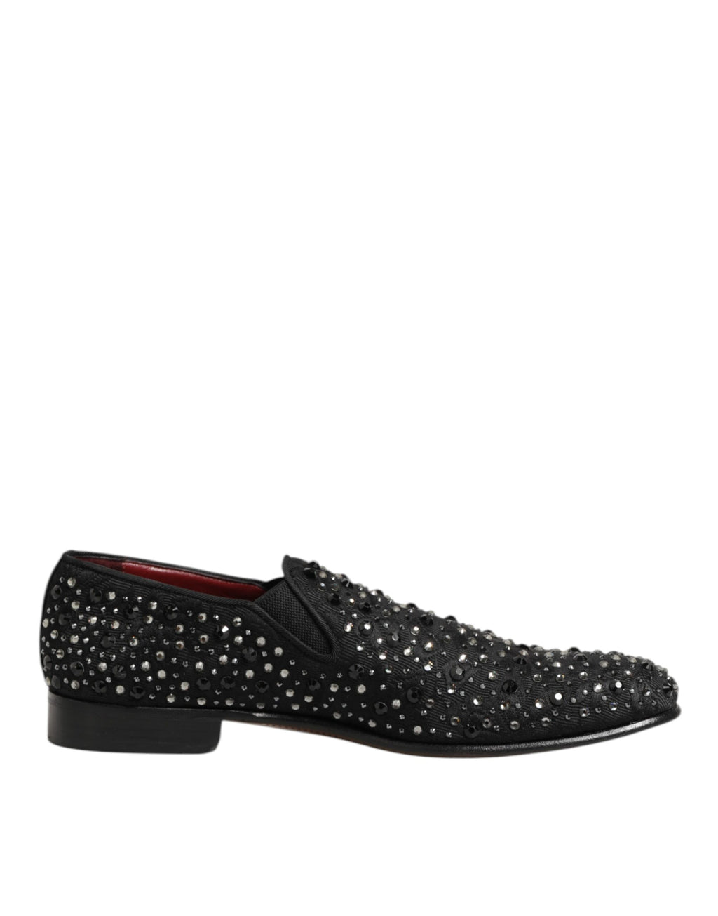 Dolce & Gabbana Black Slip On Loafers for Men alternate view