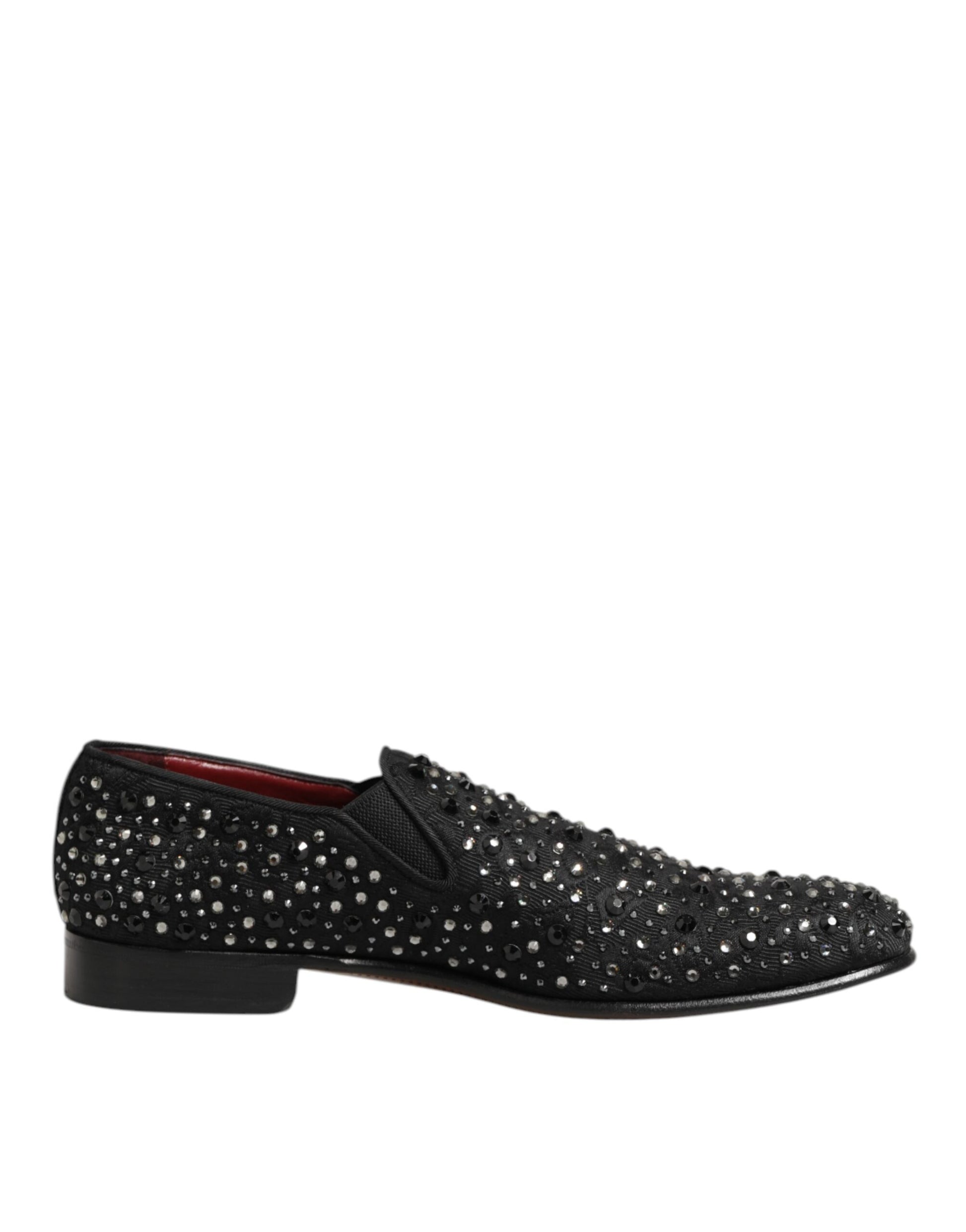 Dolce & Gabbana Black Slip On Loafers for Men alternate view