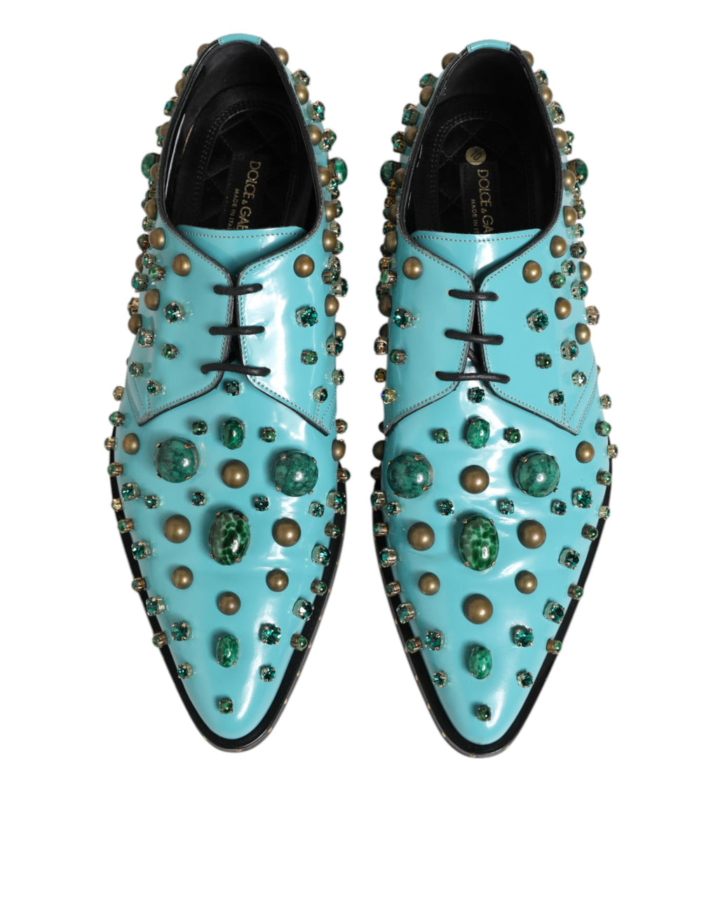 Dolce & Gabbana Blue Oxfords And Derbies for Men side view