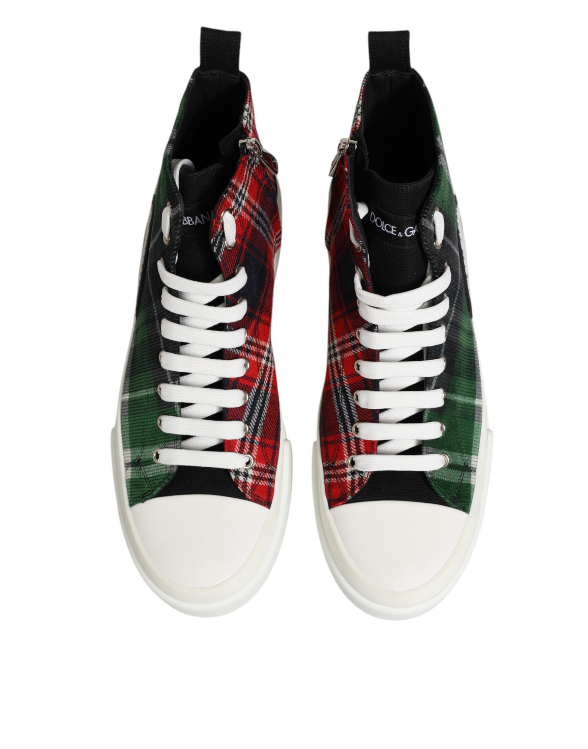Dolce & Gabbana Multicolor High Tops for Men side view