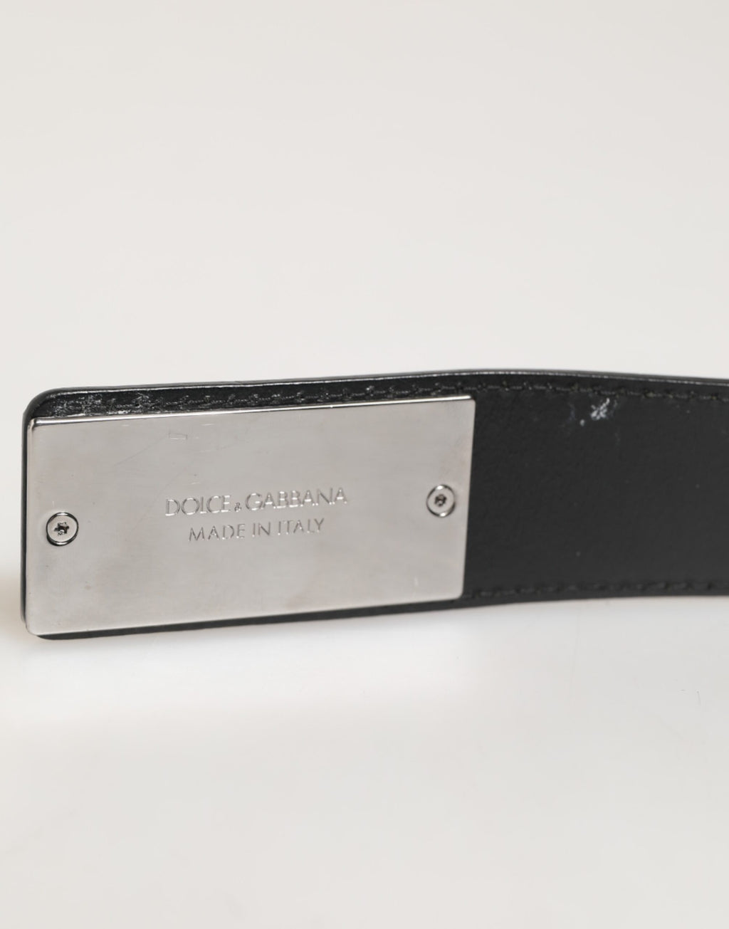 Dolce & Gabbana Black Belt for Men detail view