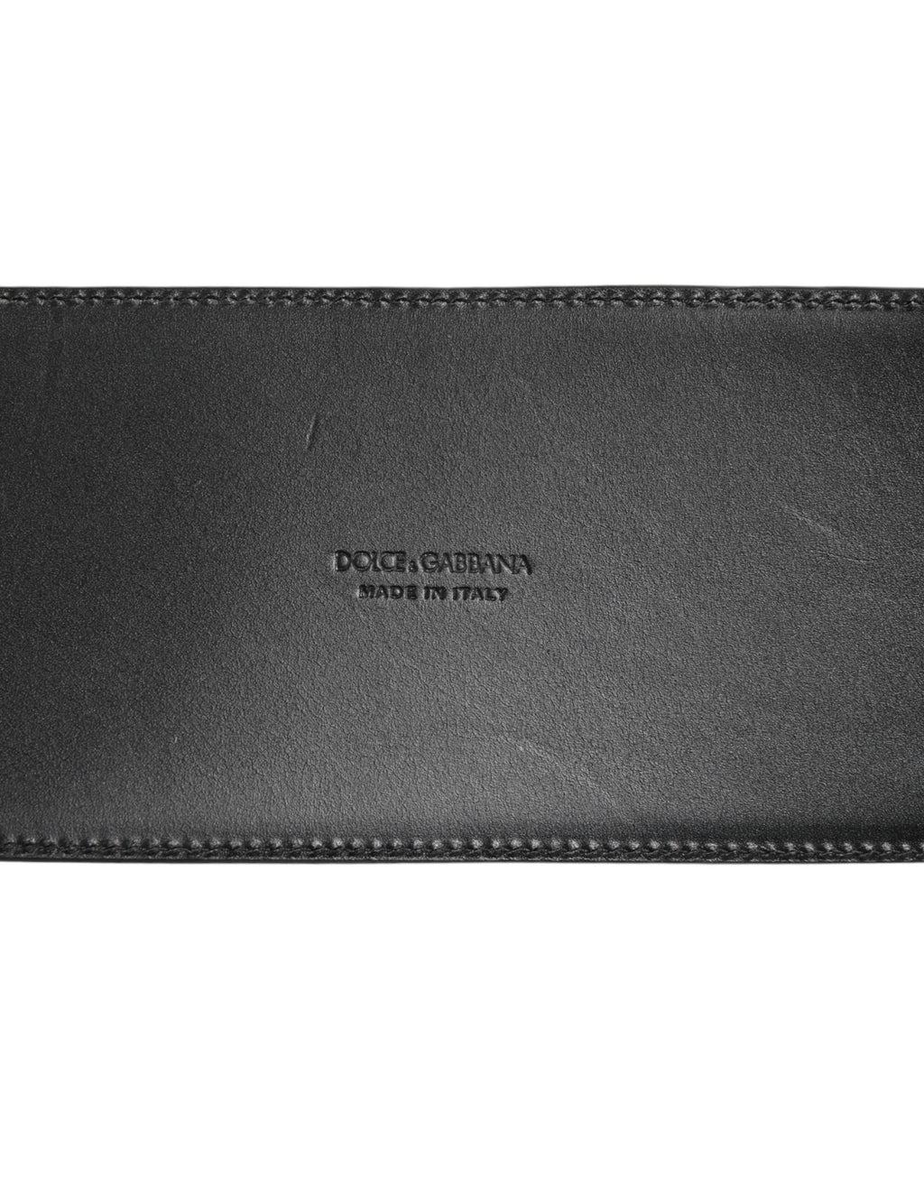 Dolce & Gabbana Black High Waist Belts for Men detail view