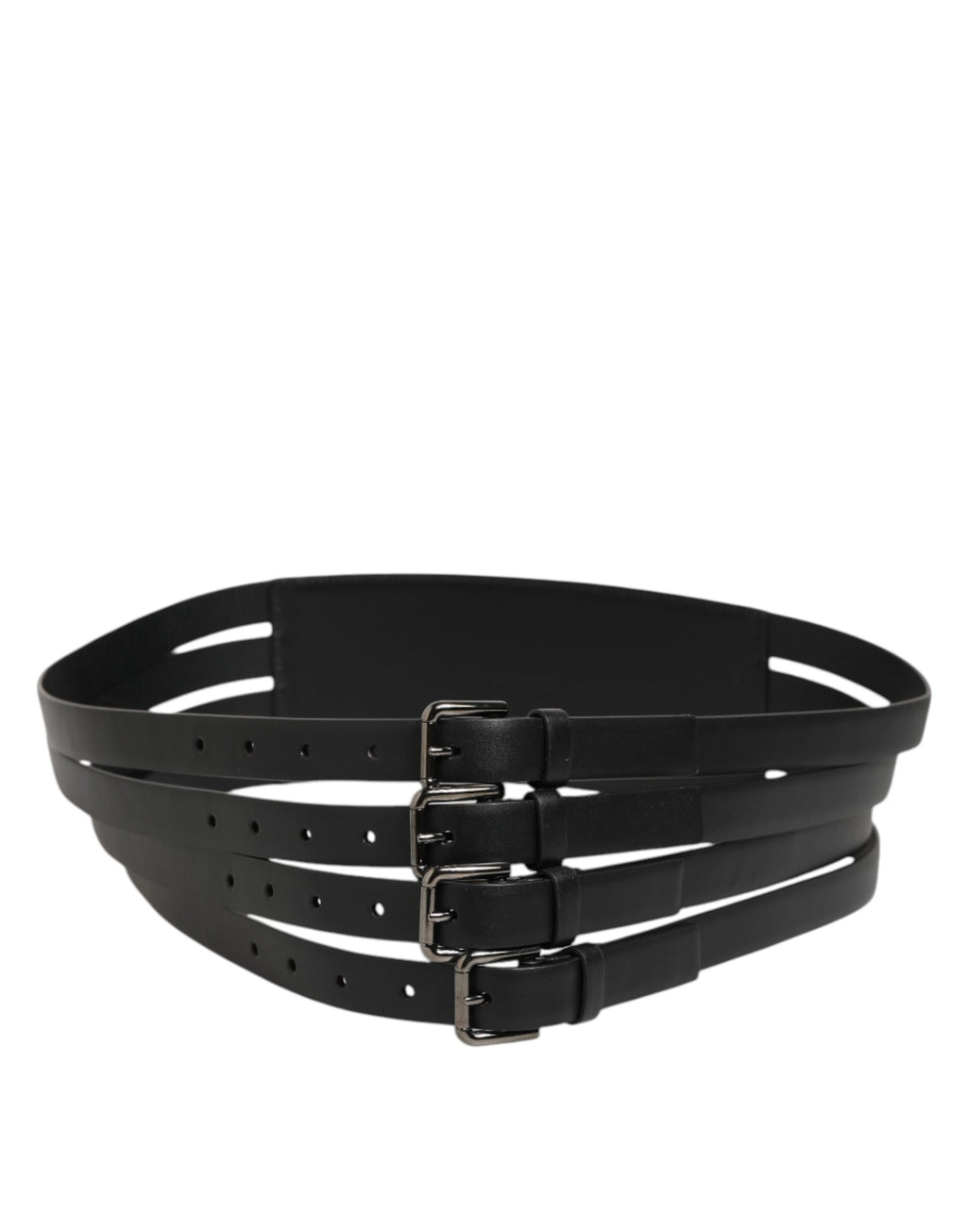 Dolce & Gabbana Black High Waist Belts for Men additional view