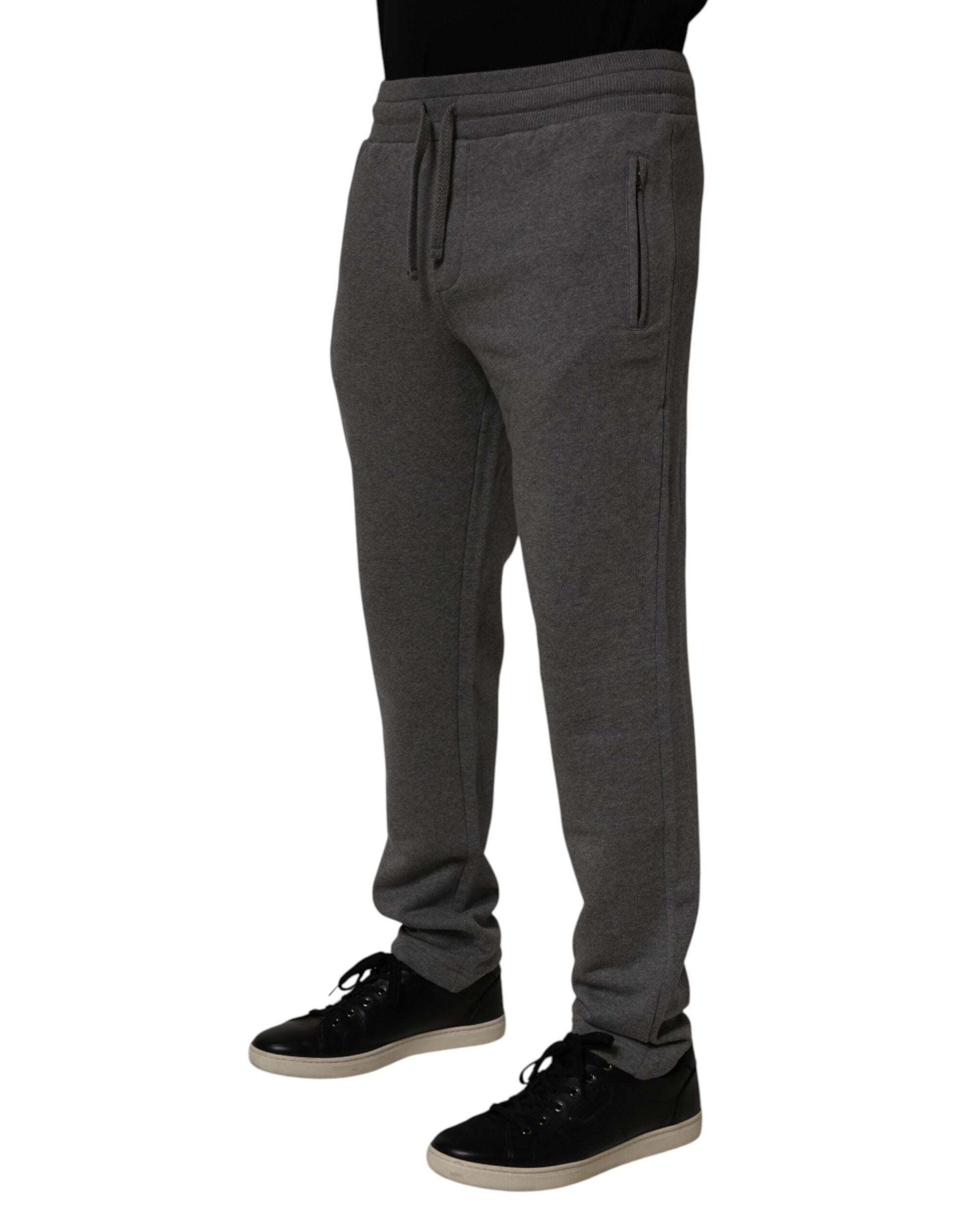 Dolce & Gabbana Grey Athletic Pants for Men detail view