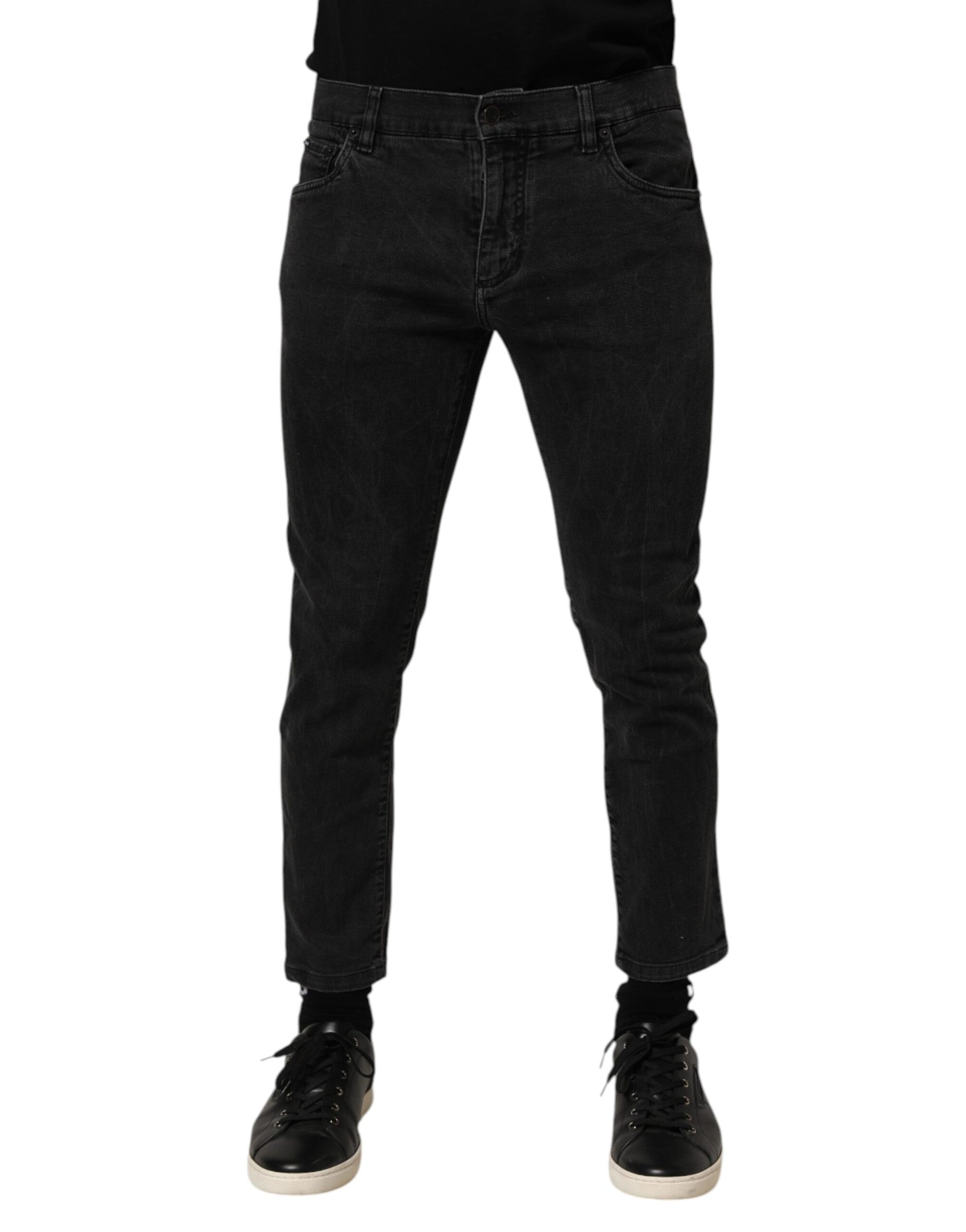 Dolce & Gabbana Grey Slim Fit Jeans for Men alternate view