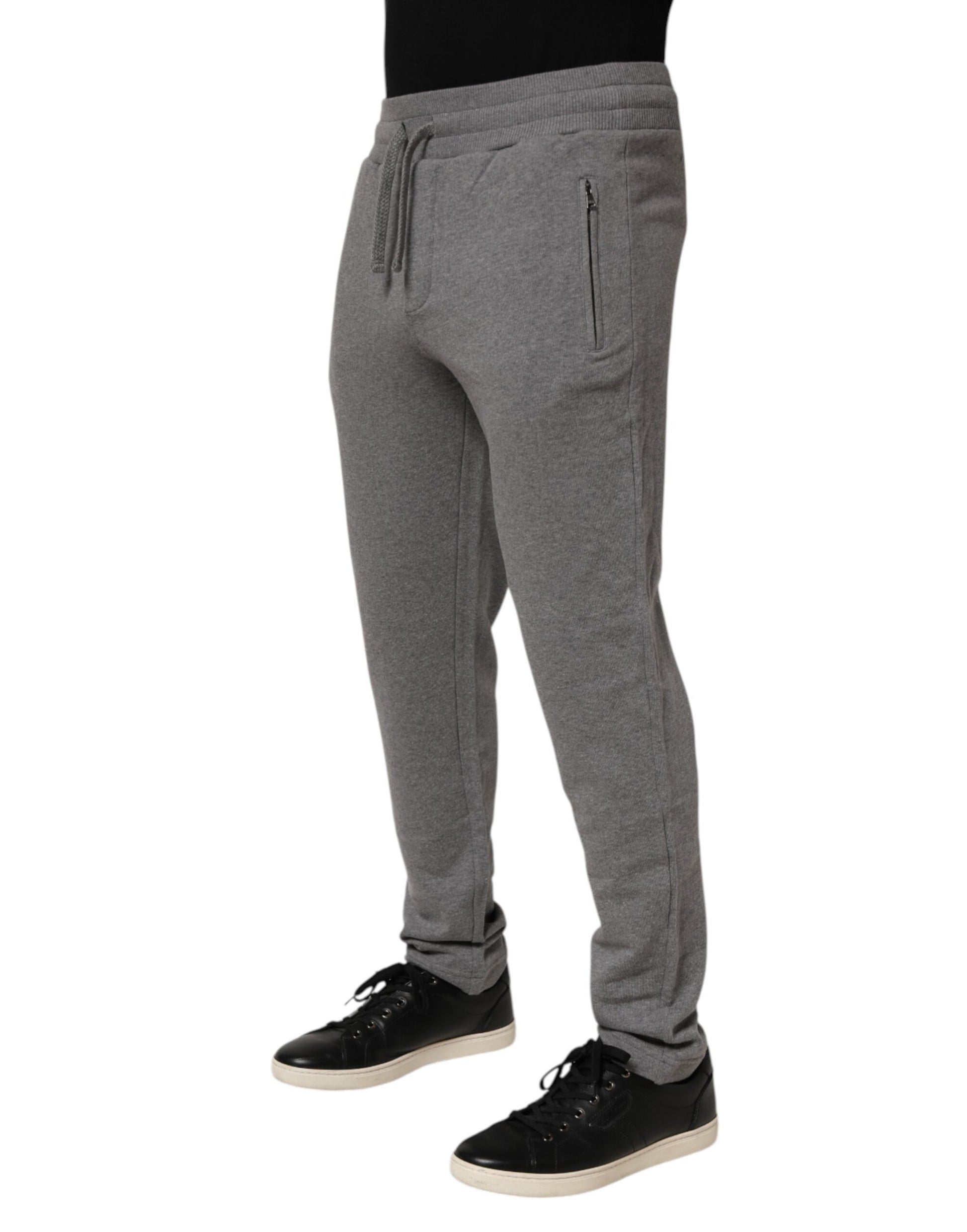 Dolce & Gabbana Grey Athletic Pants for Men detail view