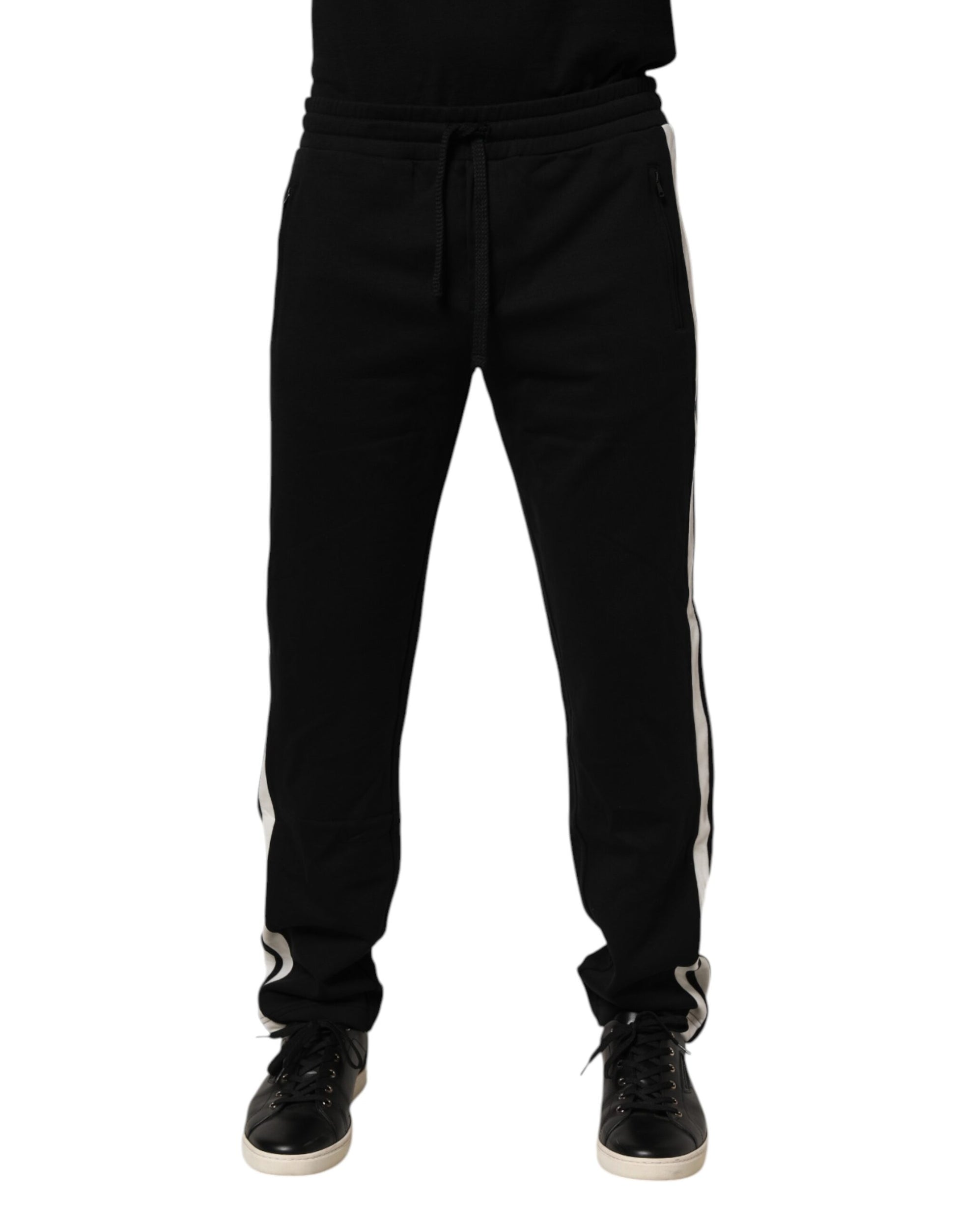 Dolce & Gabbana Black Athletic Pants for Men