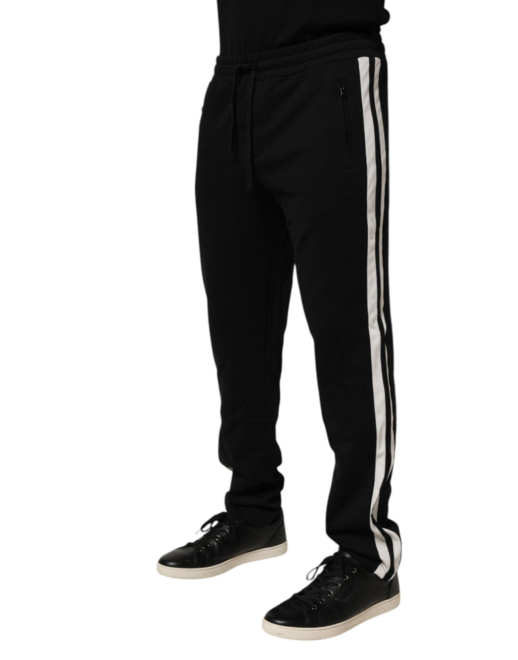 Dolce & Gabbana Black Athletic Pants for Men detail view