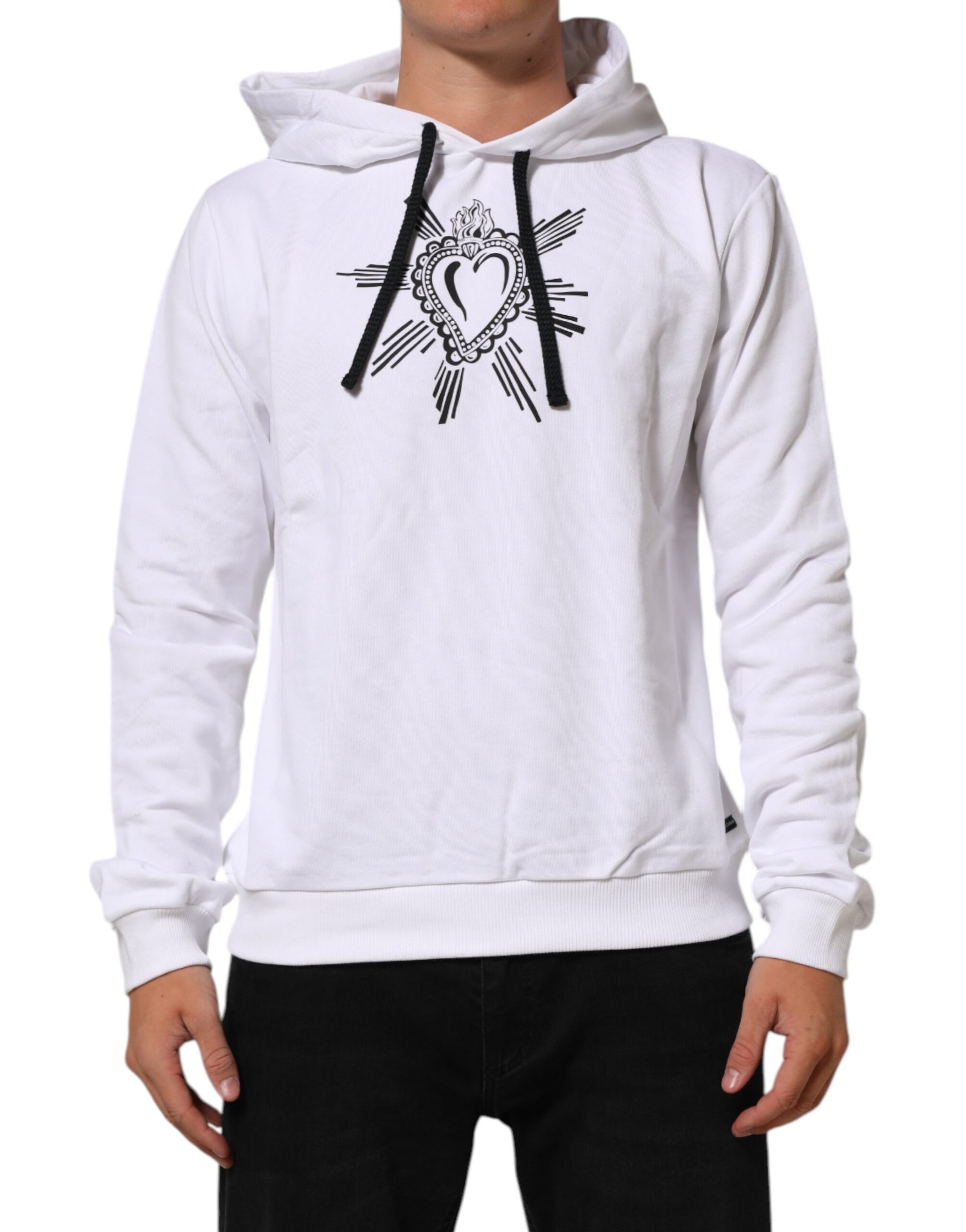 Dolce & Gabbana White Hoodie for Men alternate view