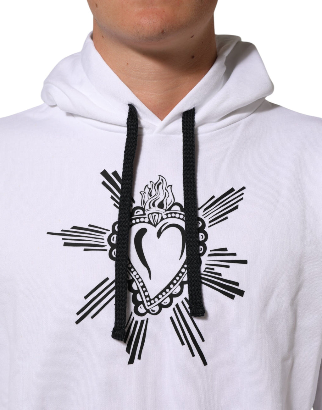 Dolce & Gabbana White Hoodie for Men additional view
