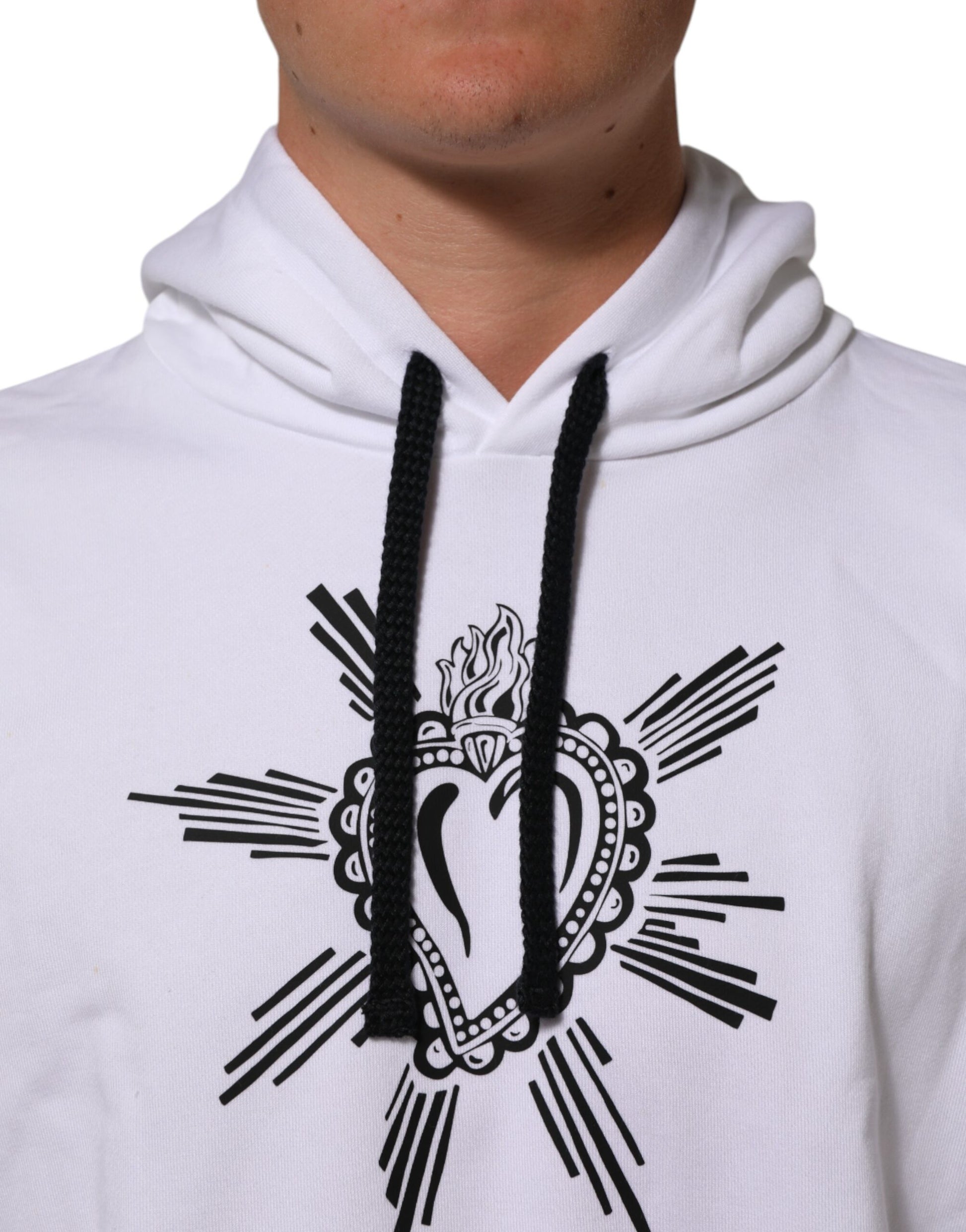 Dolce & Gabbana White Hoodie for Men additional view