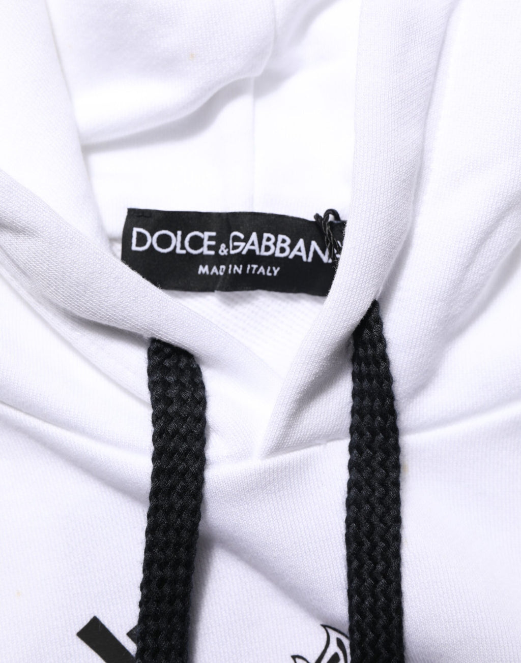 Dolce & Gabbana White Hoodie for Men additional view