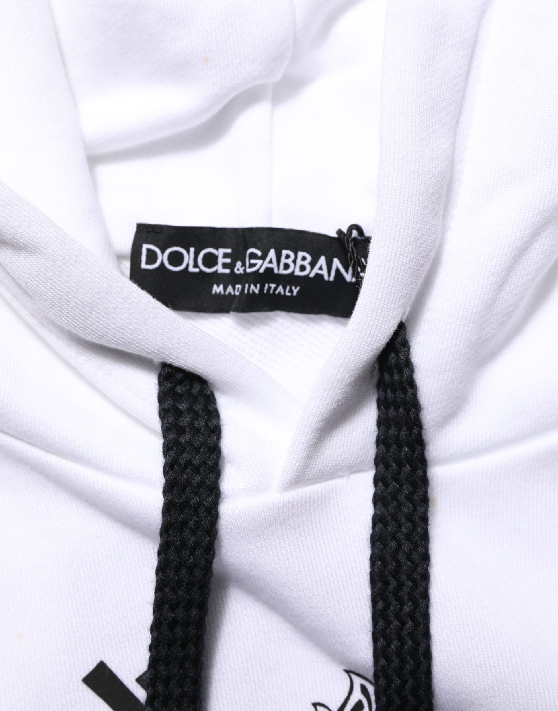 Dolce & Gabbana White Hoodie for Men additional view