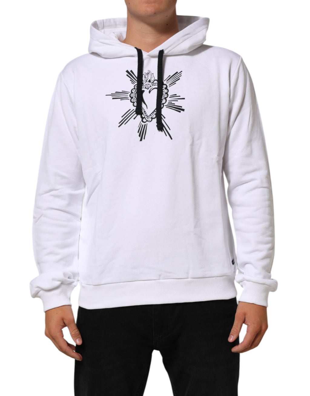 Dolce & Gabbana White Hoodie for Men alternate view