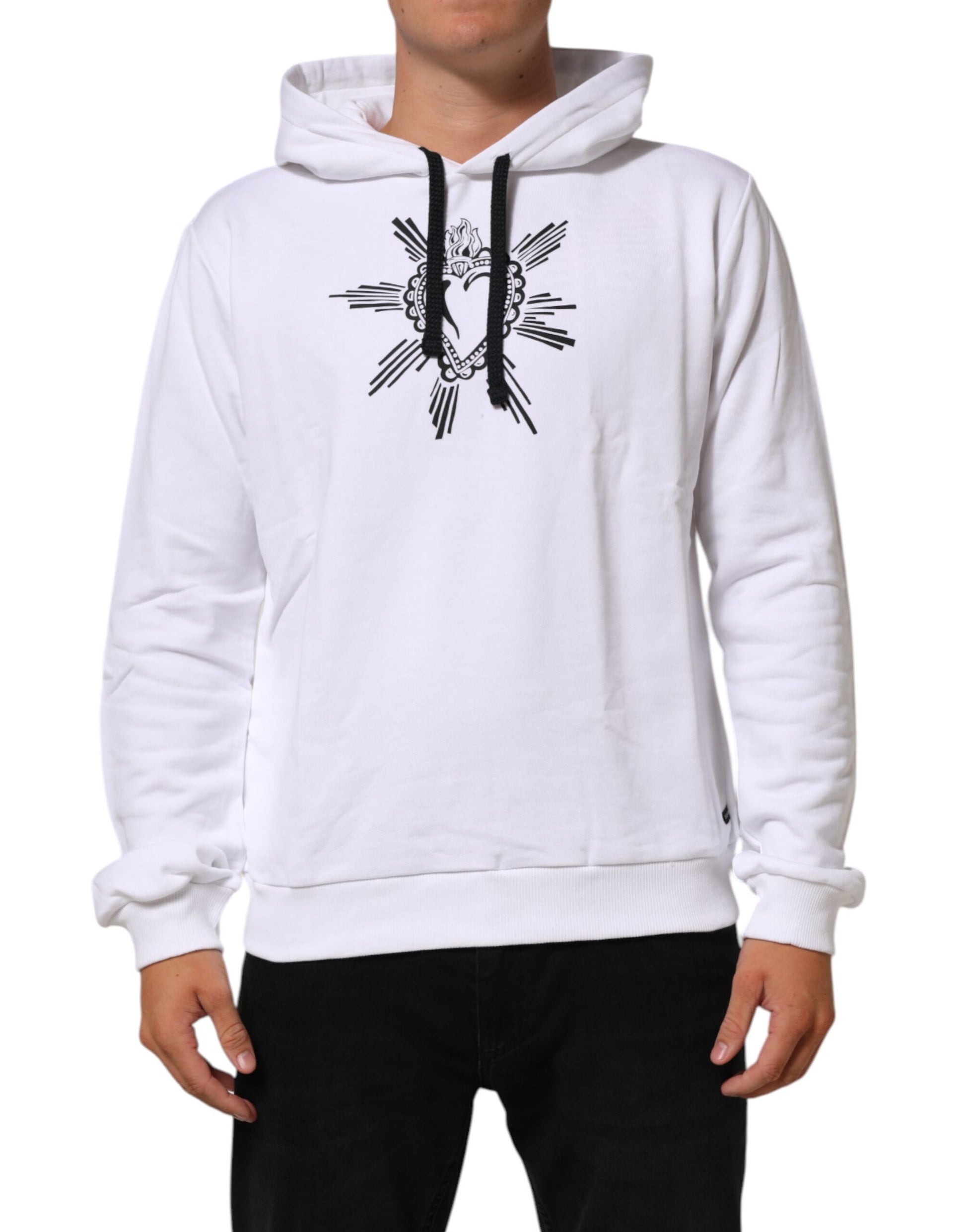 Dolce & Gabbana White Hoodie for Men alternate view