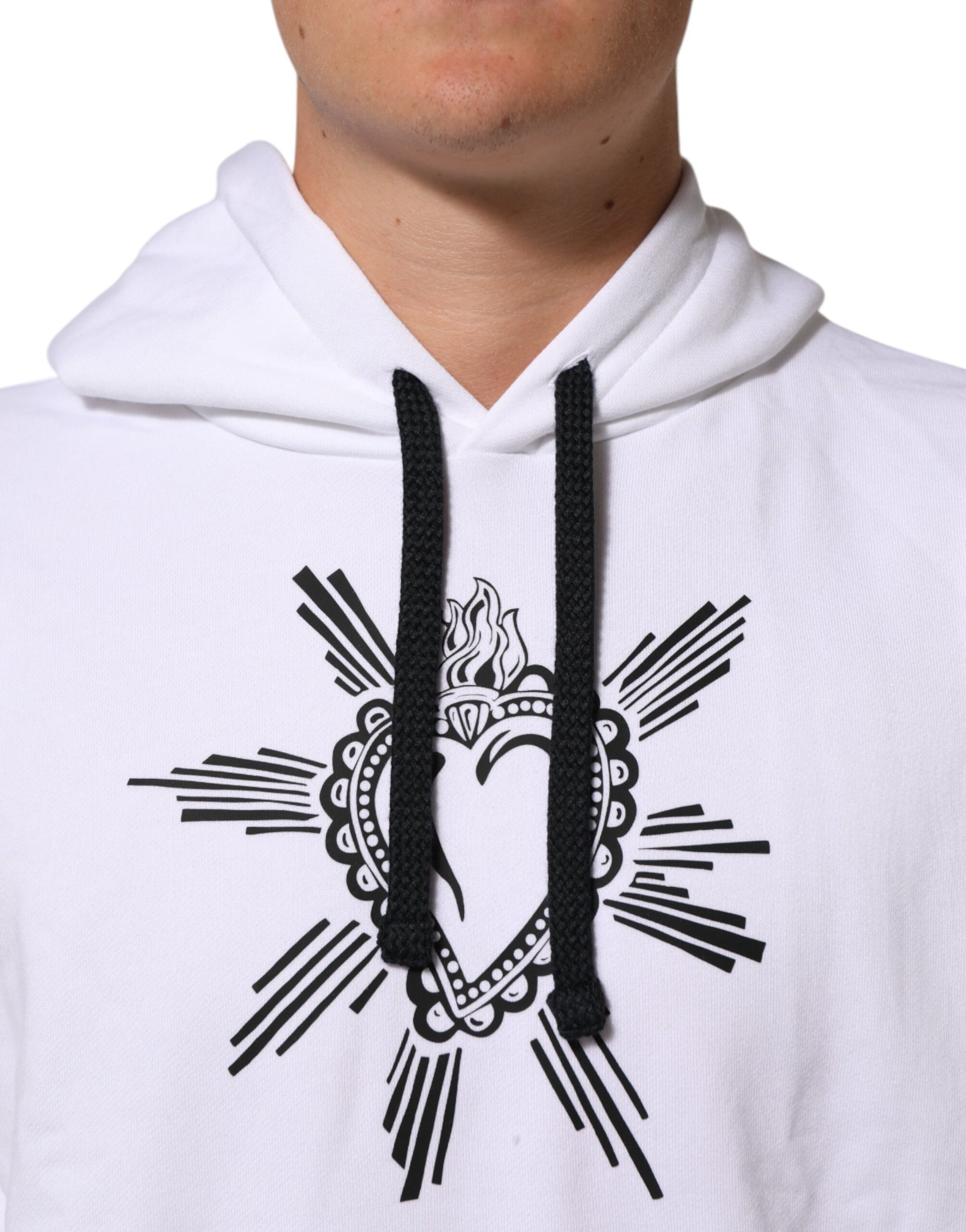 Dolce & Gabbana White Hoodie for Men additional view