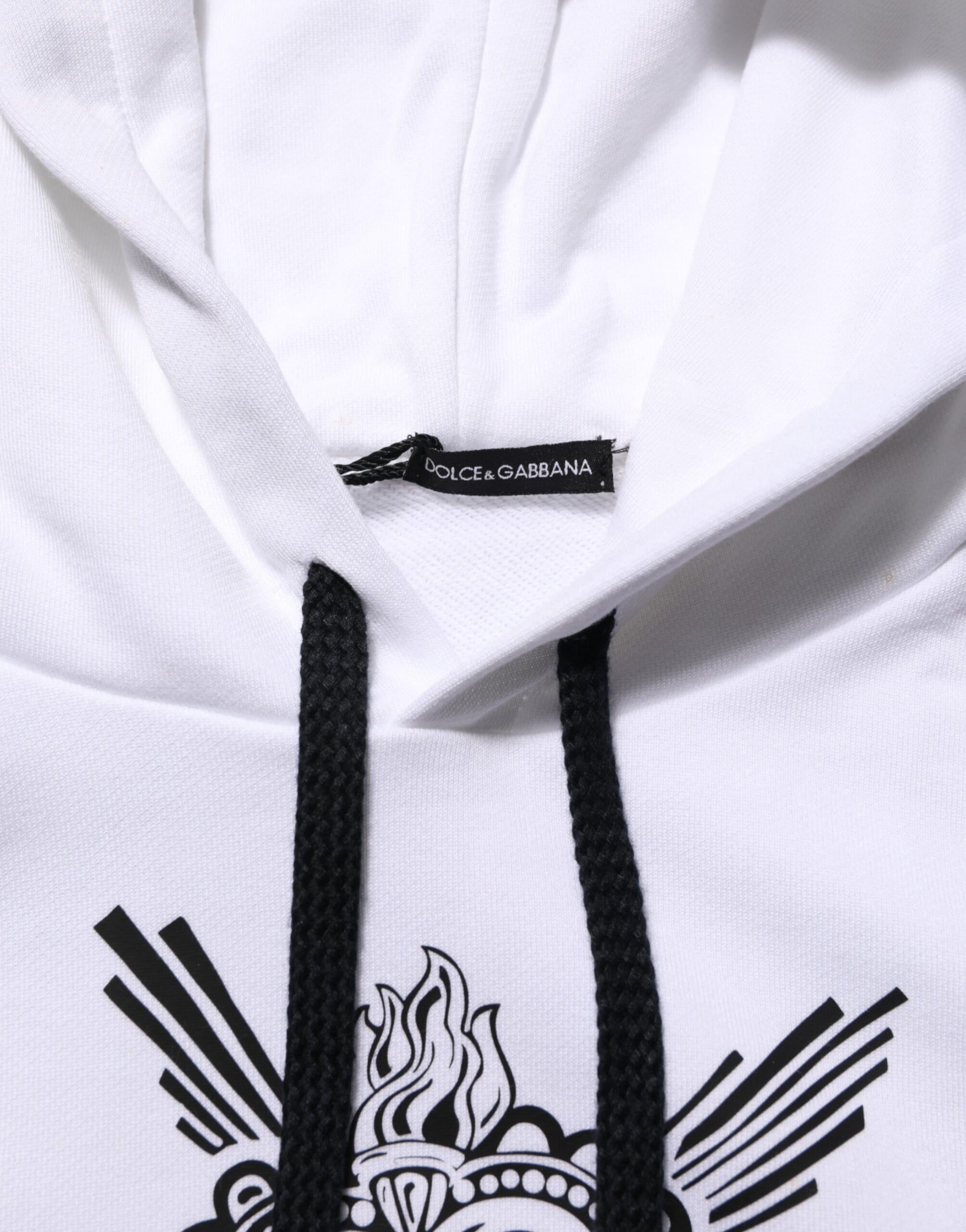 Dolce & Gabbana White Hoodie for Men additional view
