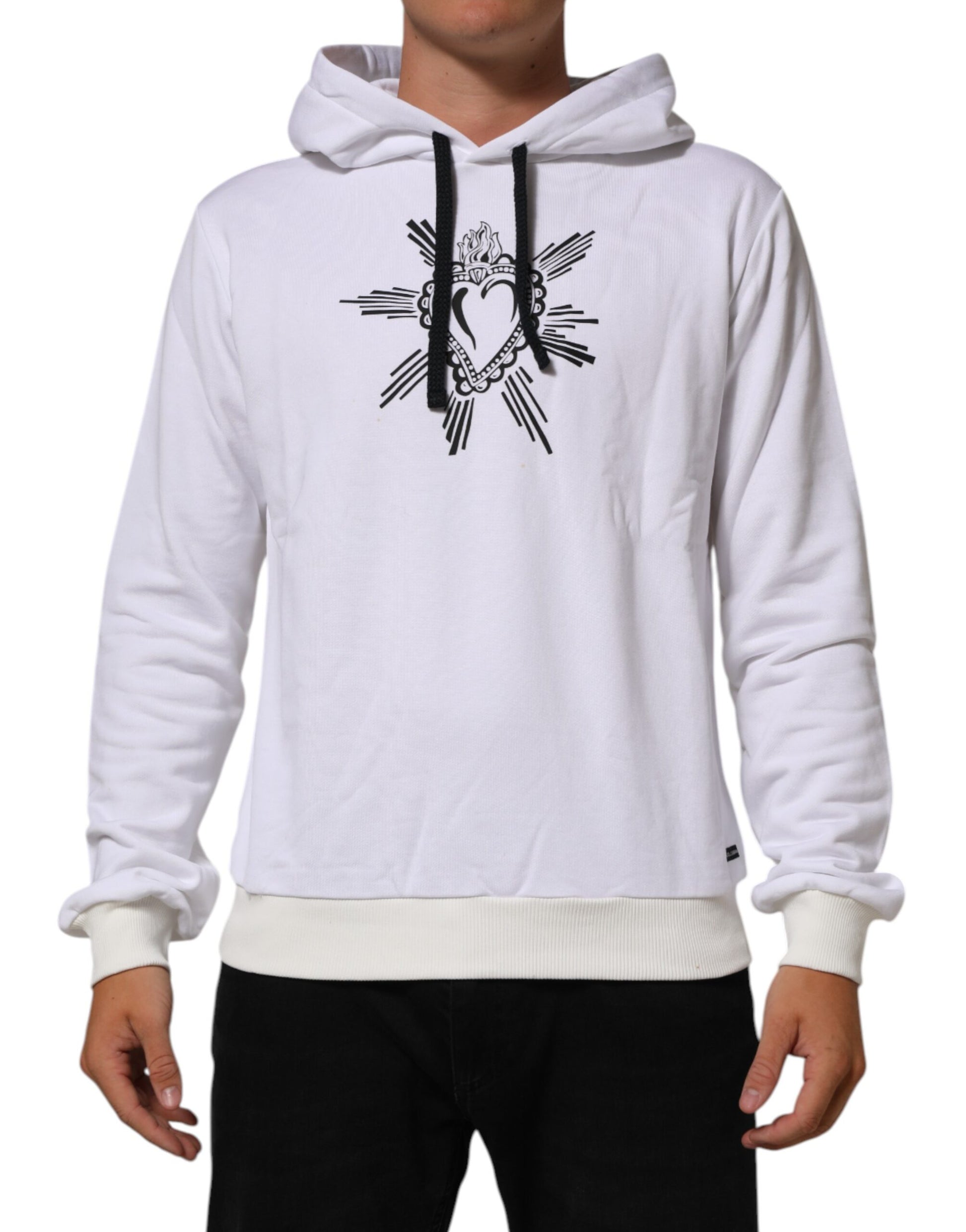 Dolce & Gabbana White Hoodie for Men alternate view