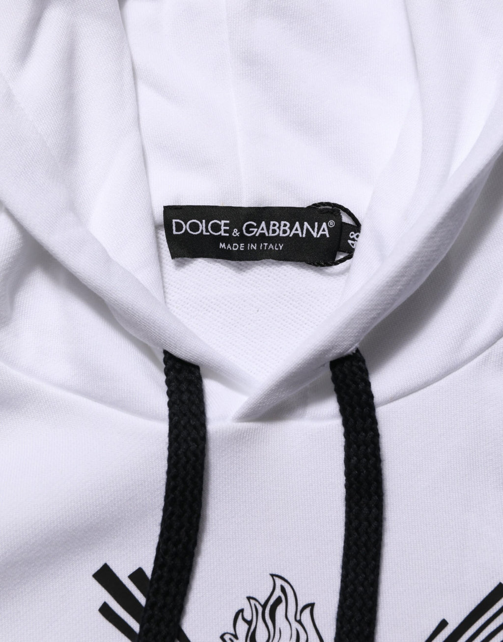 Dolce & Gabbana White Hoodie for Men additional view