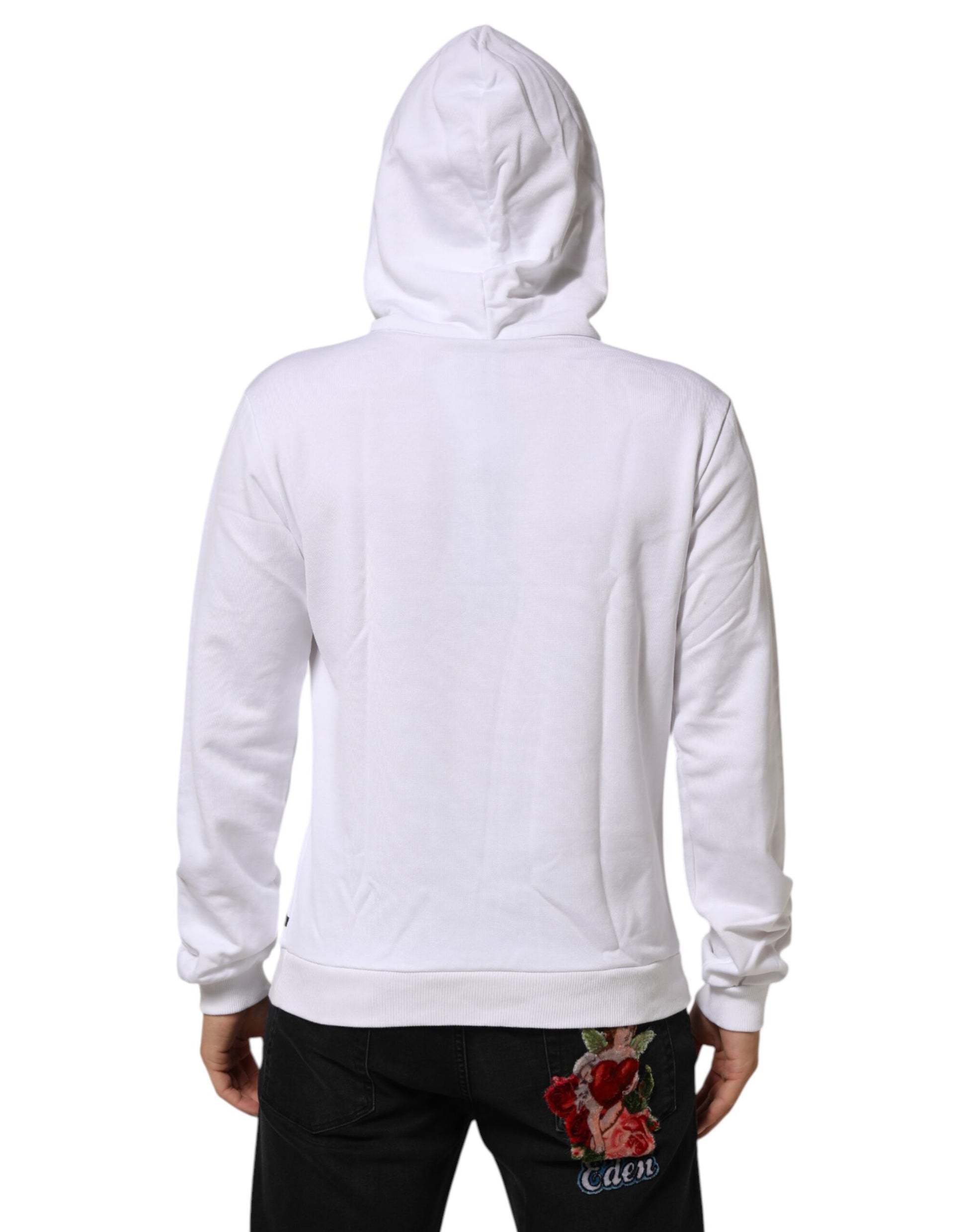 Dolce & Gabbana White Sweater side view