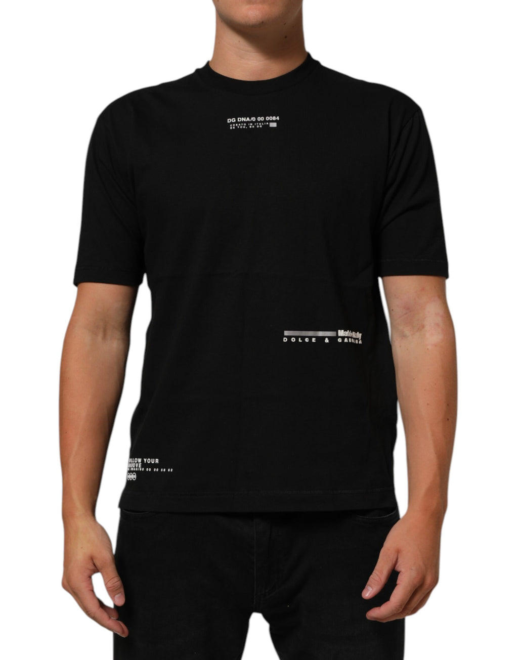 Dolce & Gabbana Black Short-Sleeve Shirt for Men