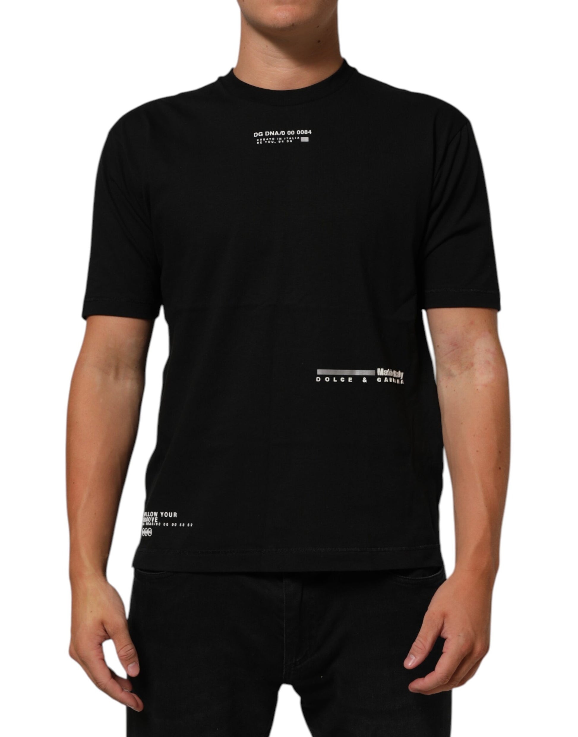 Dolce & Gabbana Black Short-Sleeve Shirt for Men