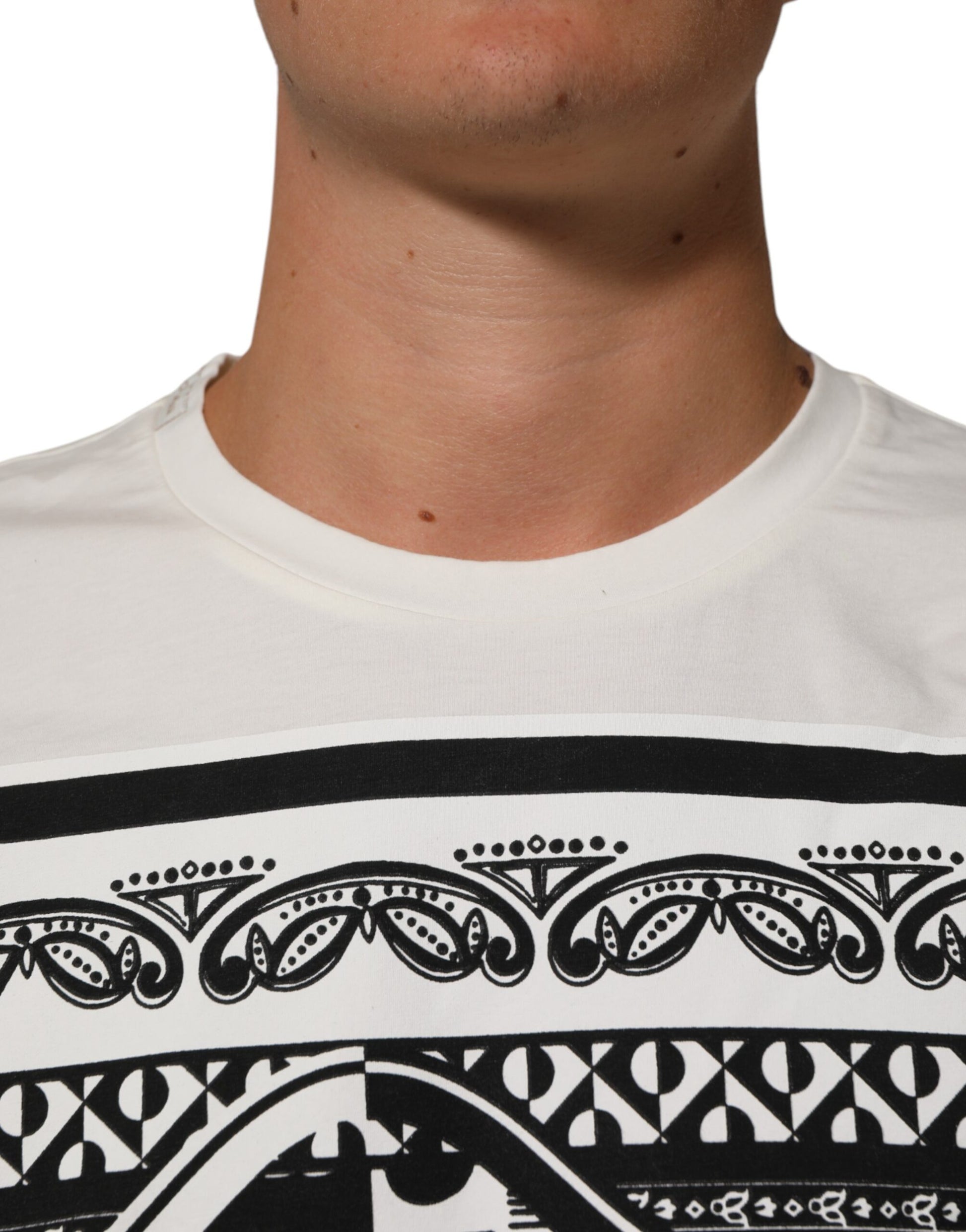 Dolce & Gabbana White Short-Sleeve Shirt for Men additional view