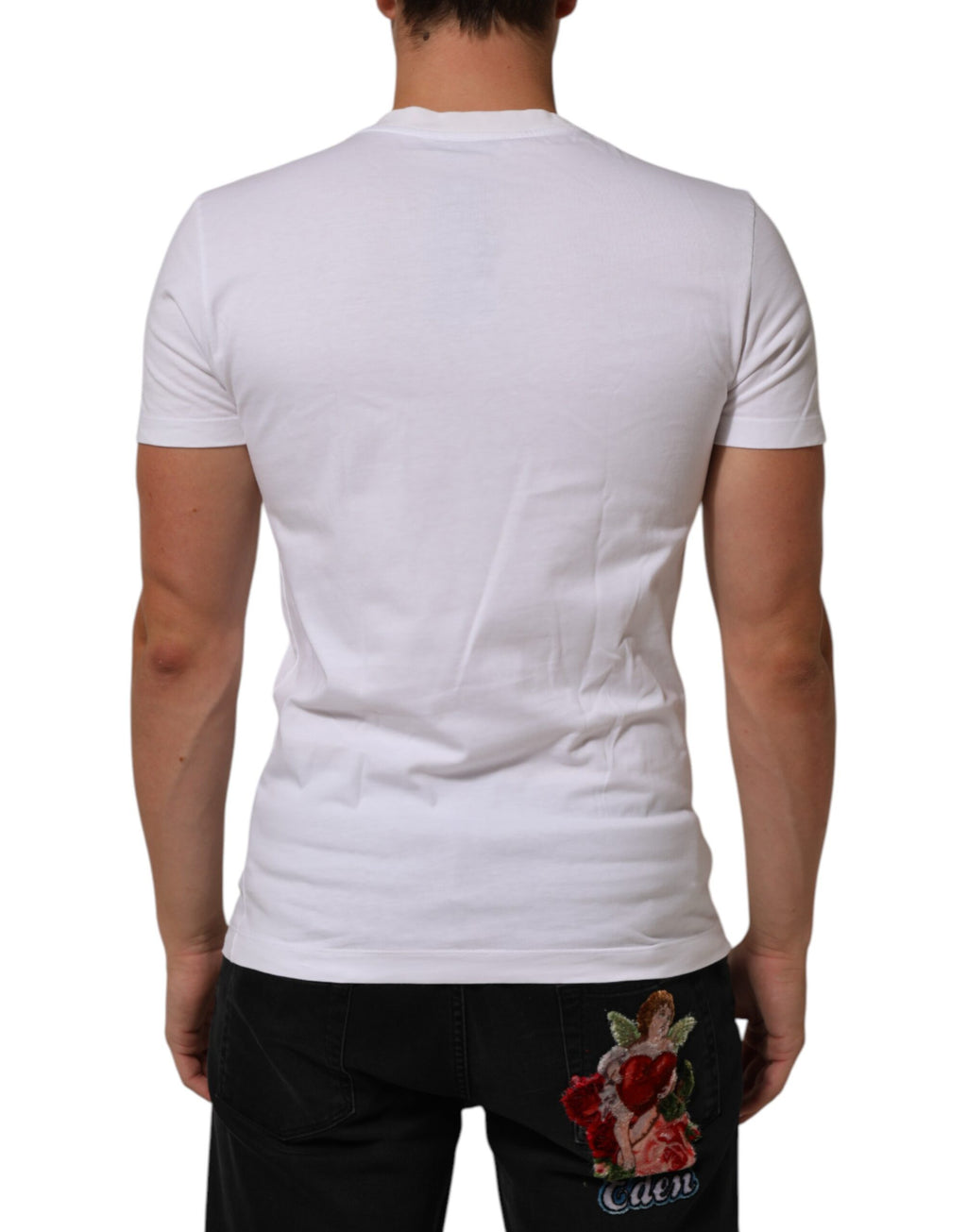 Dolce & Gabbana White Shortsleeve for Men side view
