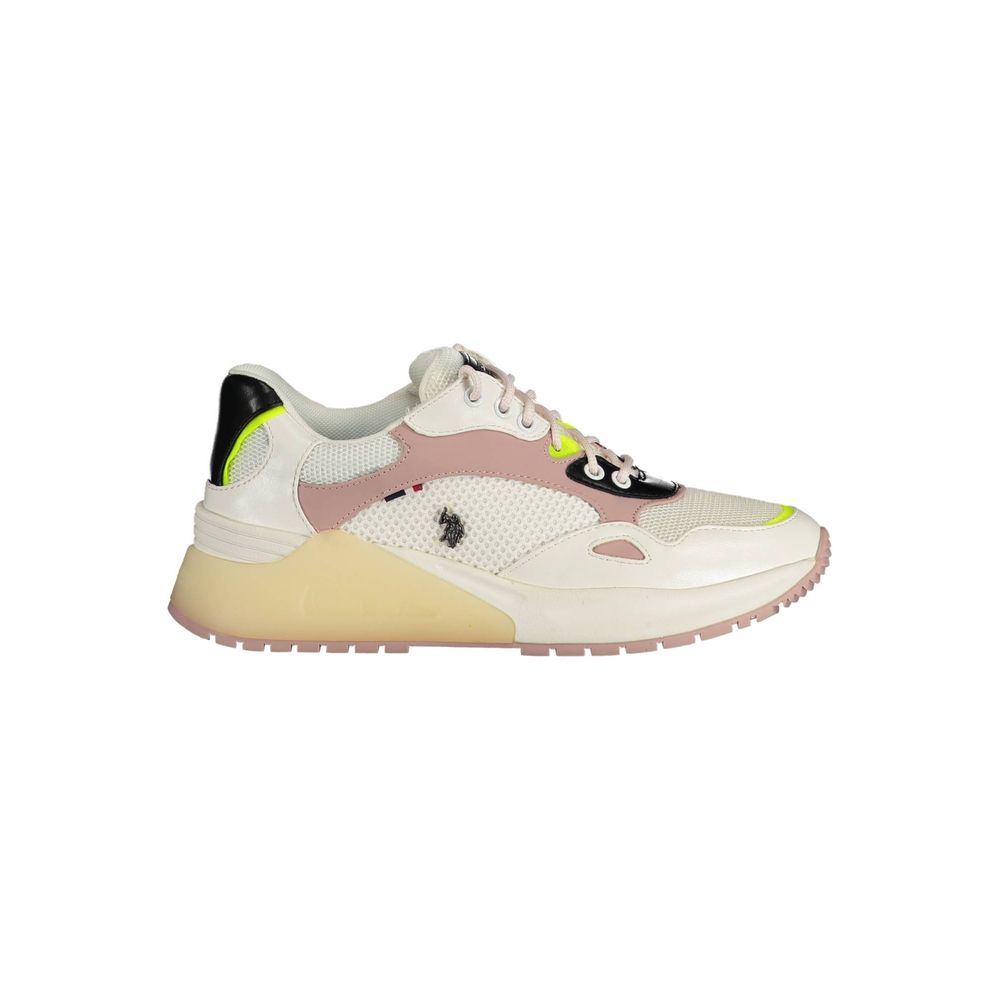 U.S. POLO ASSN. White Athletic Sneakers for Women