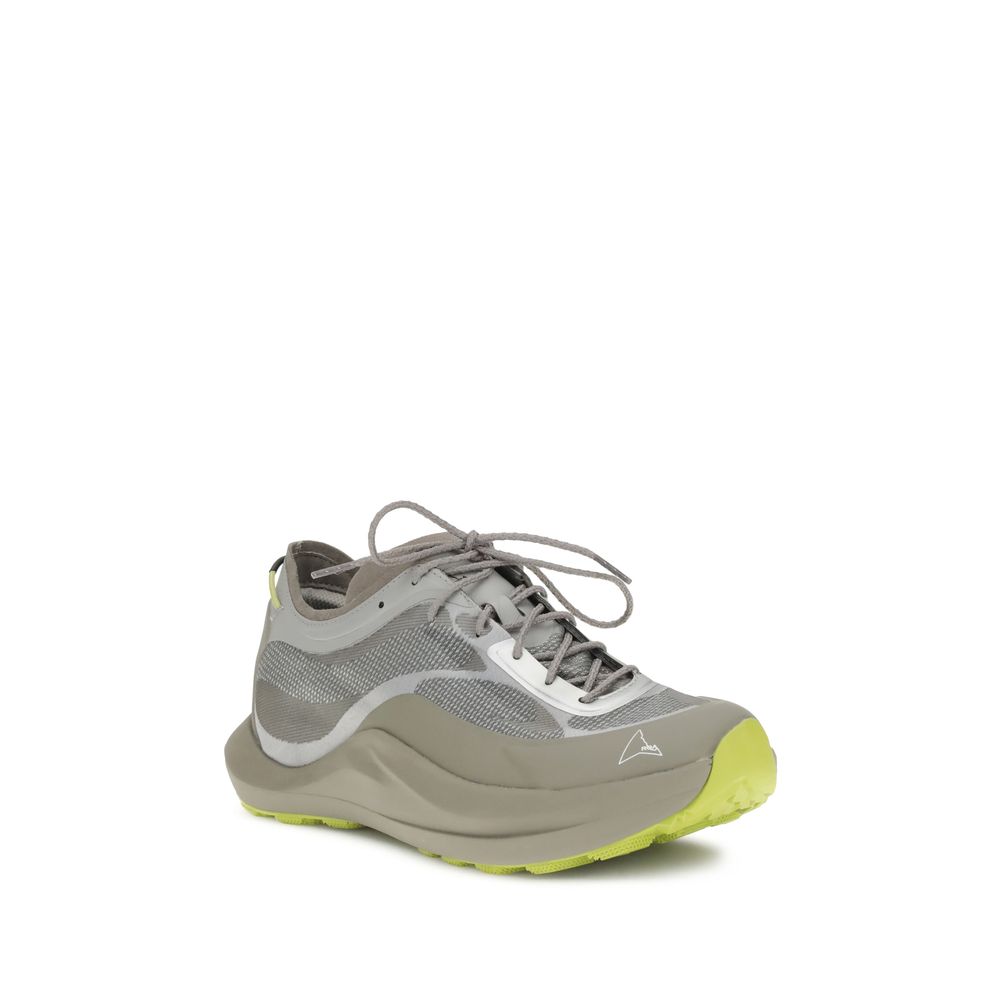 ROA Gray Fabric Athletic Sneakers