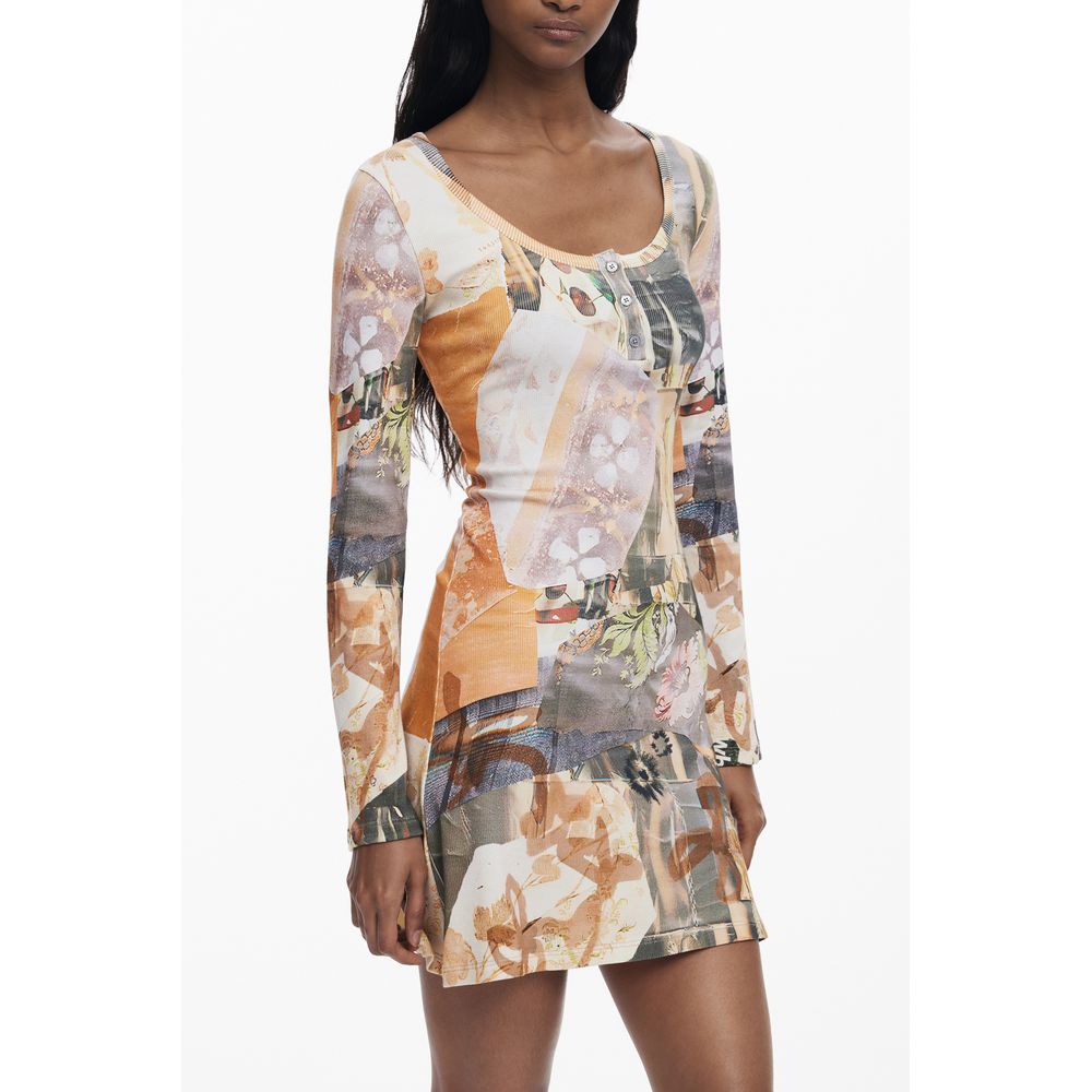 Desigual Beige Polyester Women Dress