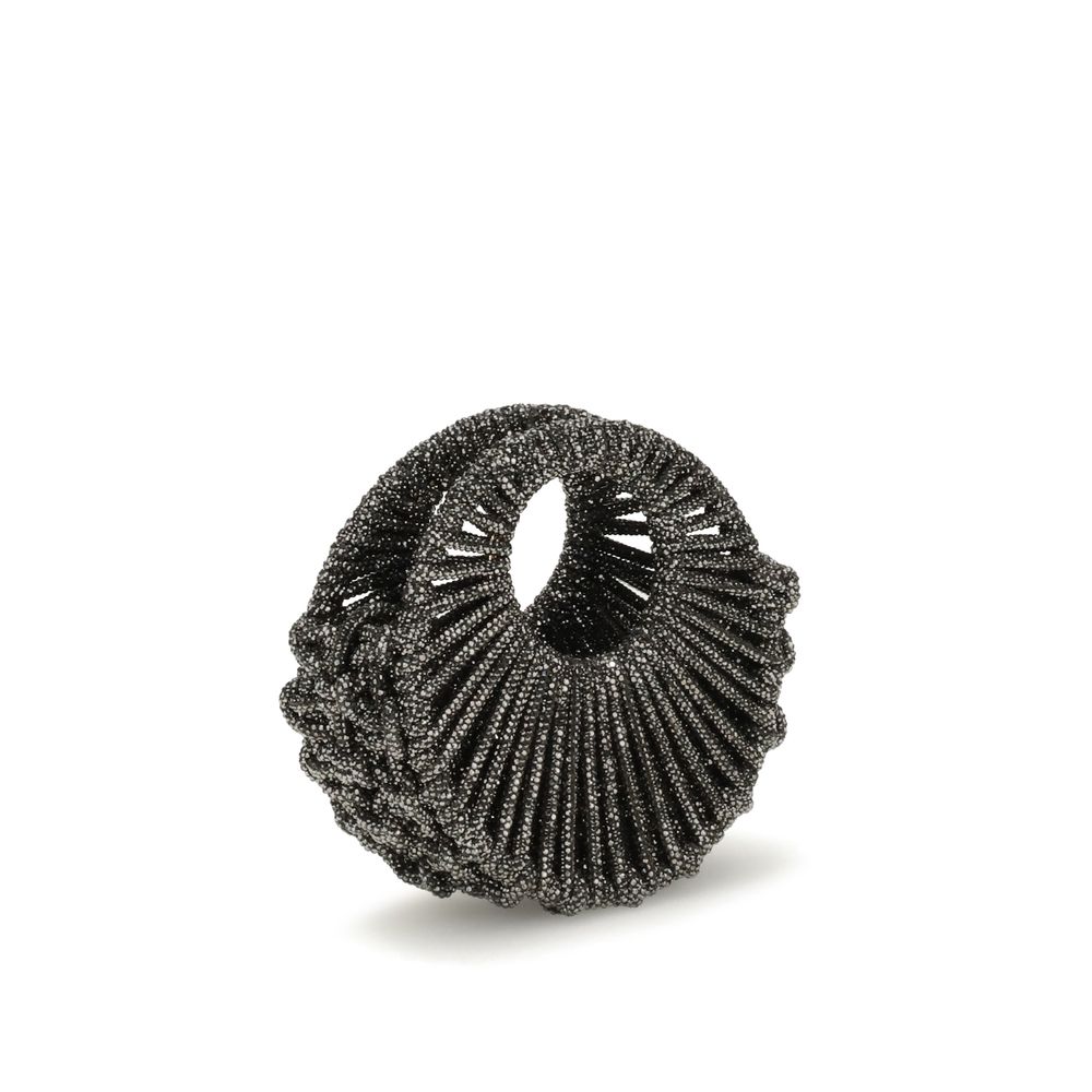 HIBOURAMA Gray Resin Handbag