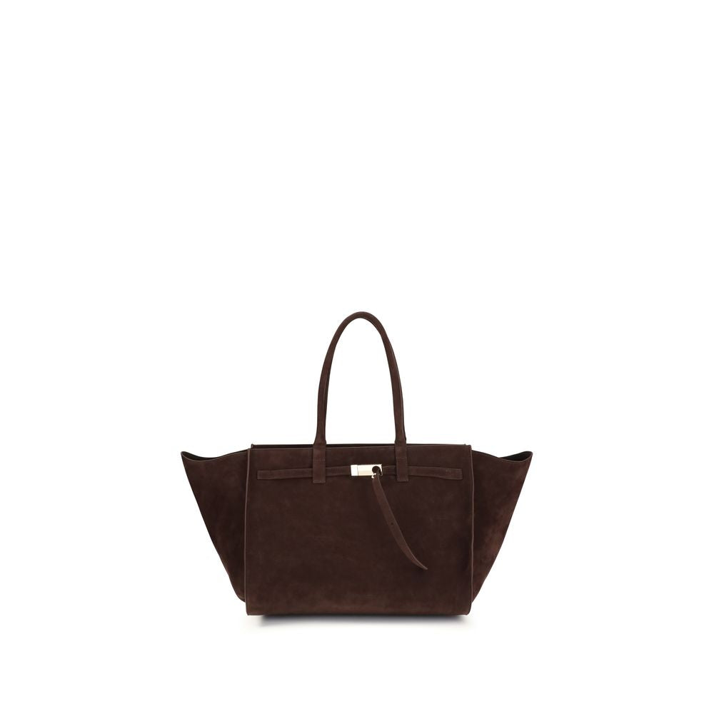 Sac à bandoulière Bos Taurus en cuir de veau marron Benedetta Bruzziches