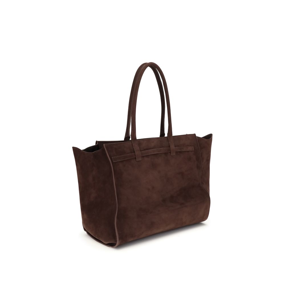 Sac à bandoulière Bos Taurus en cuir de veau marron Benedetta Bruzziches