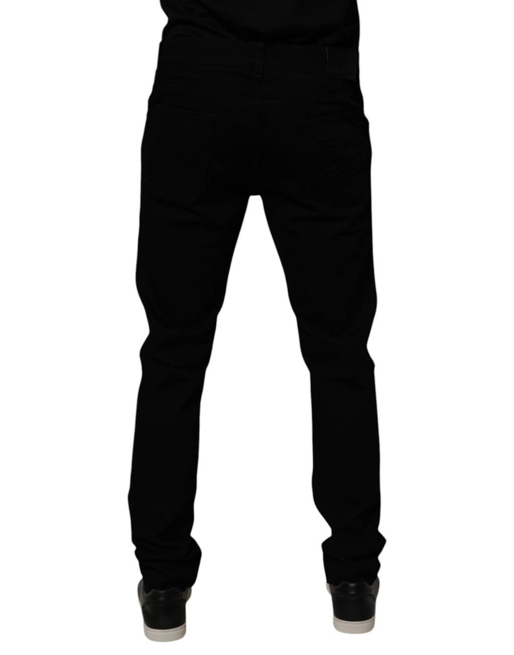 Dolce & Gabbana Jean Slim Homme Noir en Coton Stretch