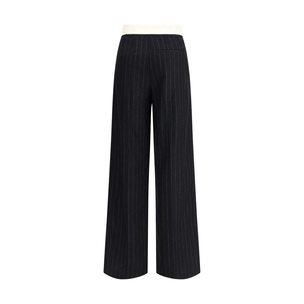 Forte_Forte Black Wool Dress Pants